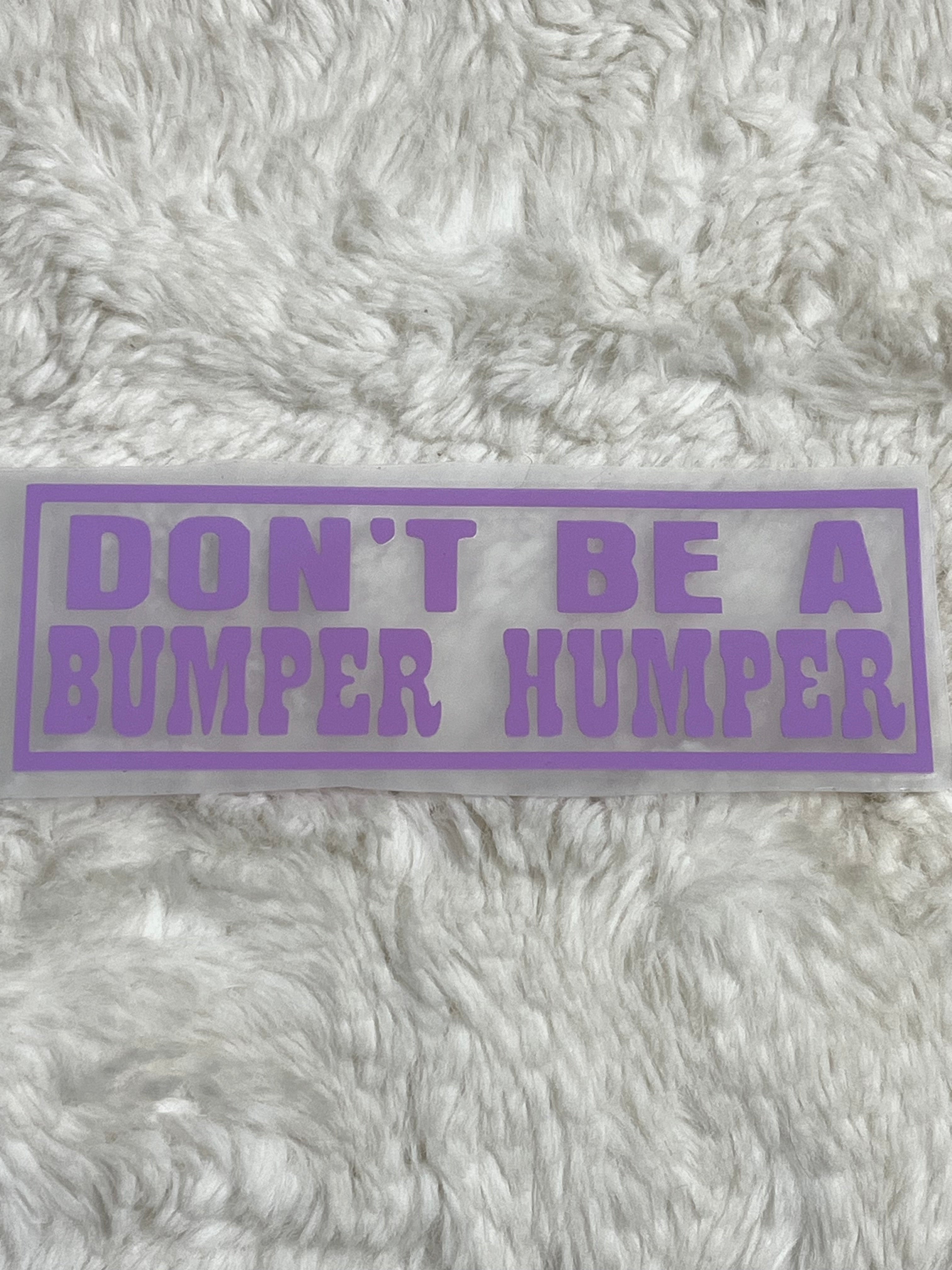 Bumper Humper Car Decal