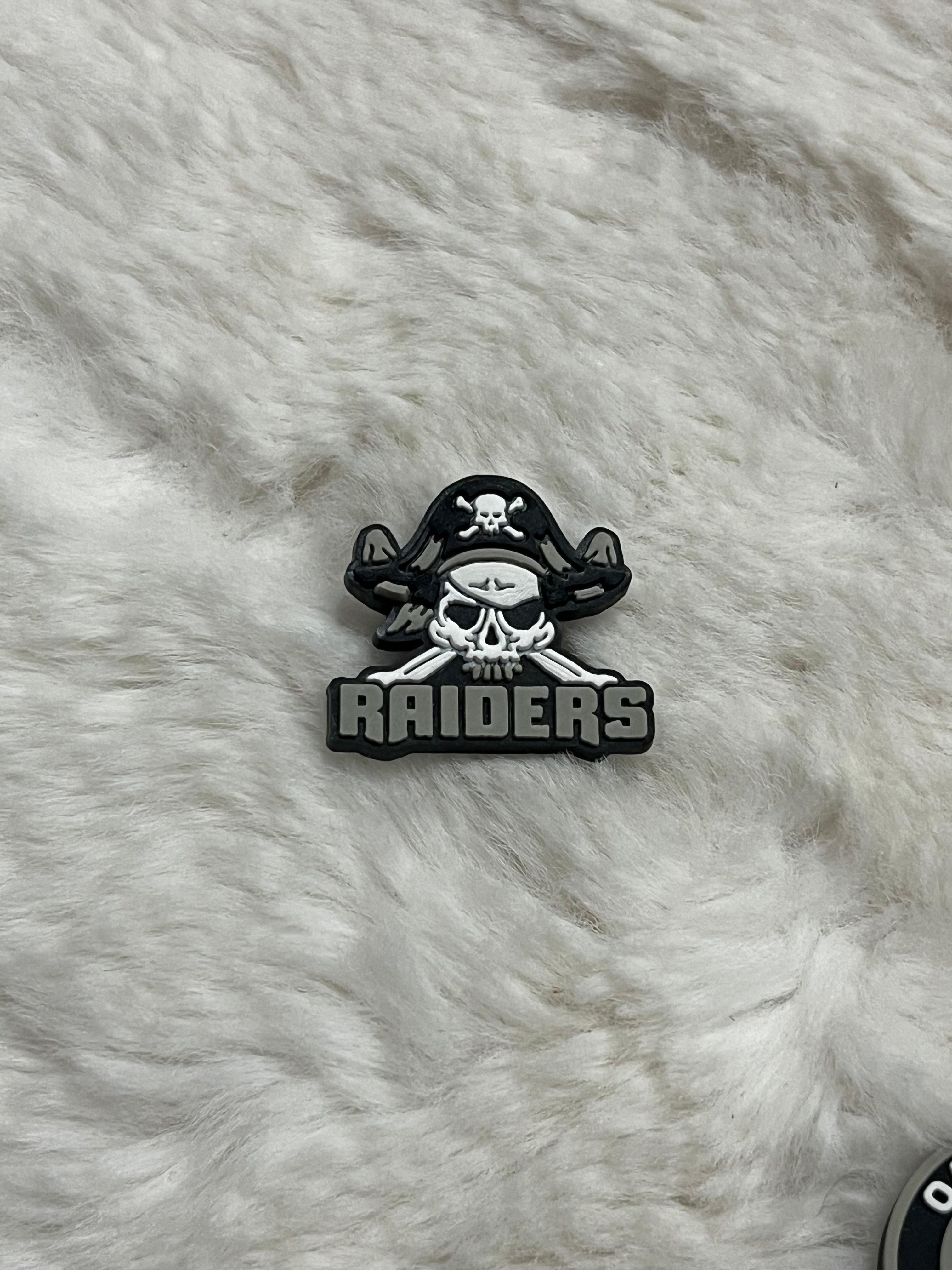Las Vegas Raiders Croc Charms