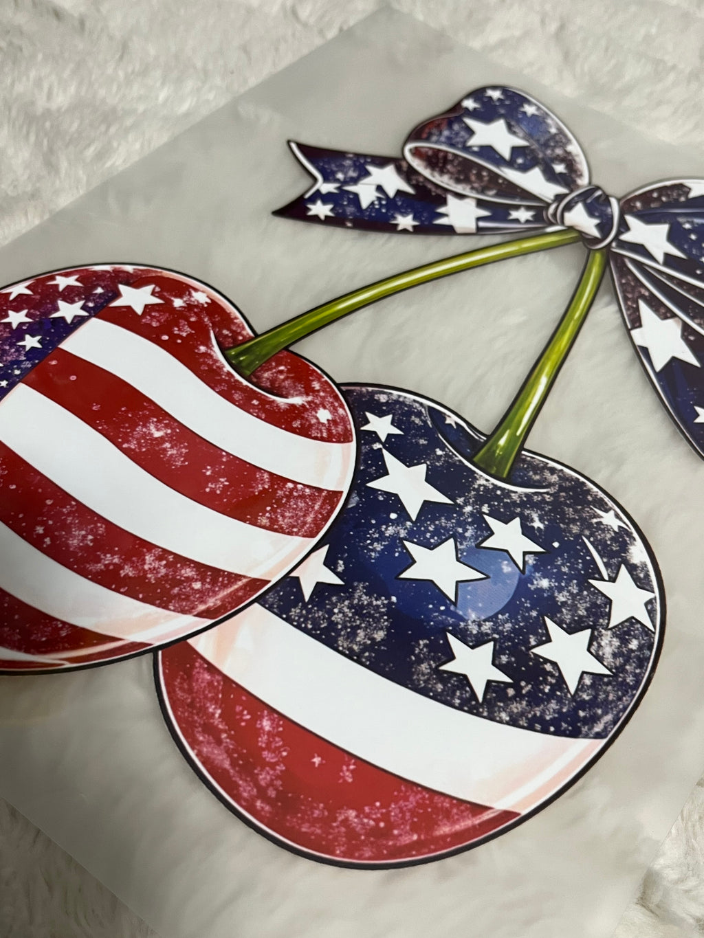 Patriotic Cherries Top