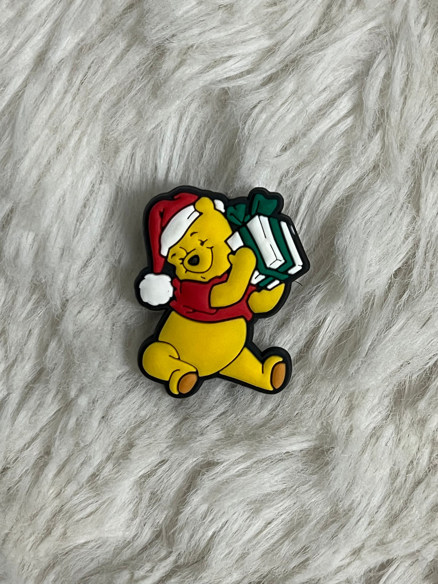 Winnie the Pooh (Christmas) Shoe Charms