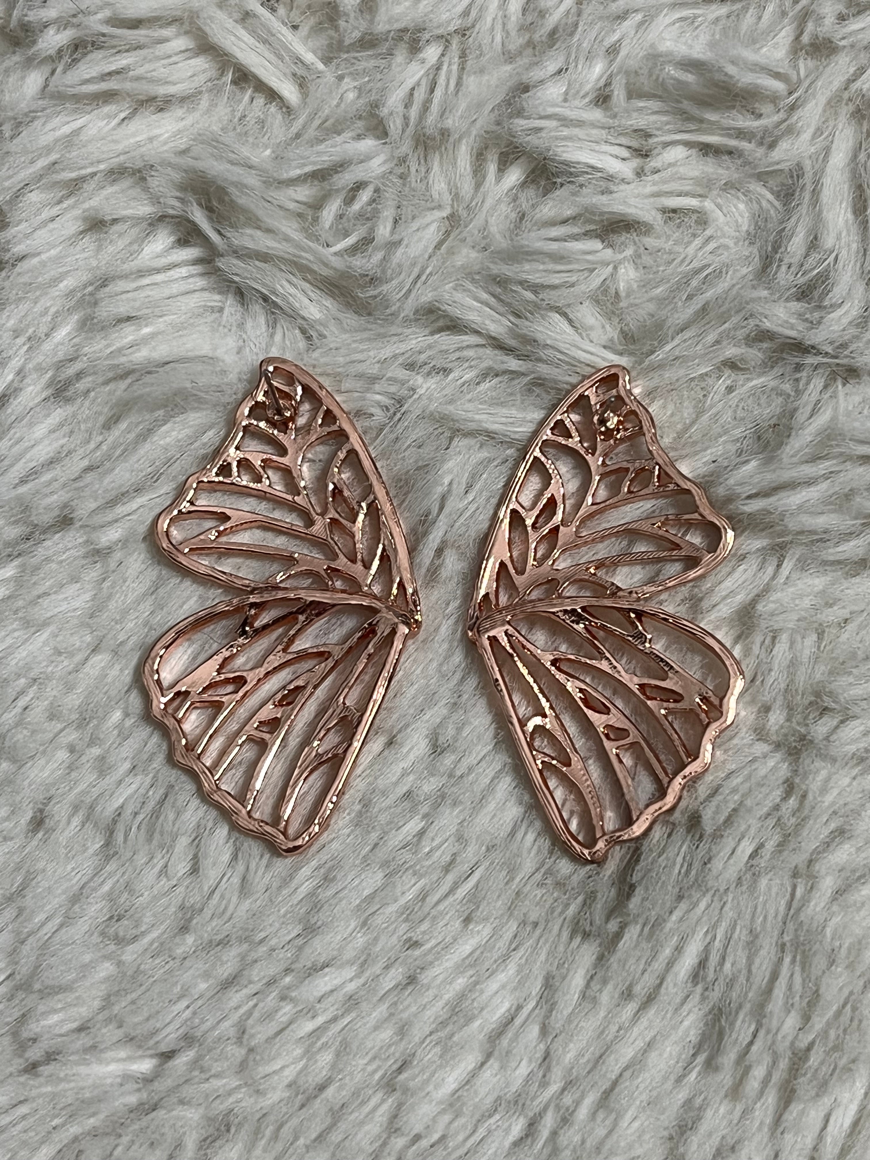 Butterfly Frills Paparazzi Earrings