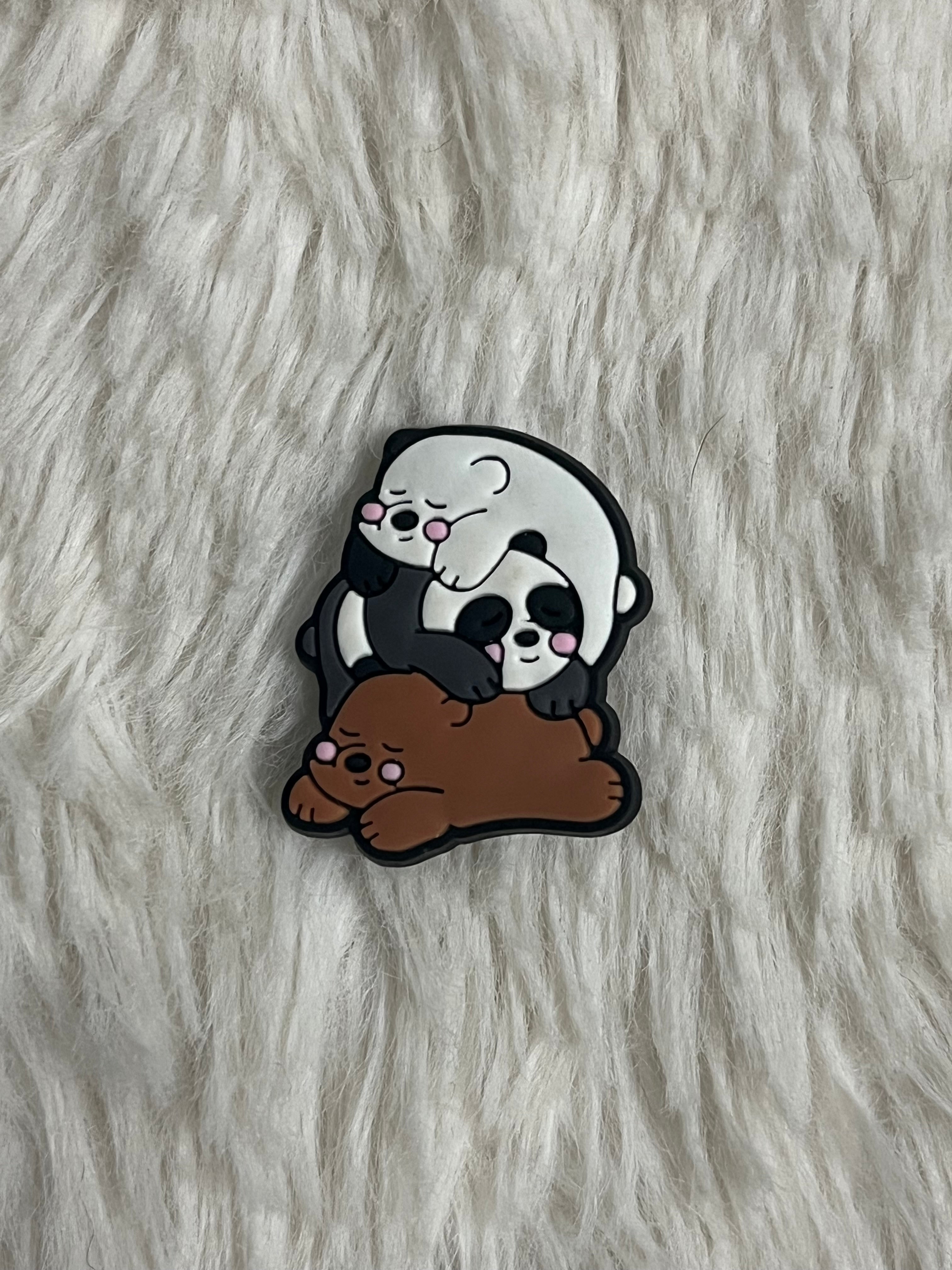 We Bare Bears Shoe Charms