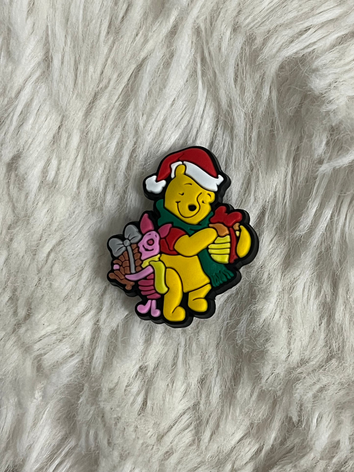 Winnie the Pooh (Christmas) Shoe Charms