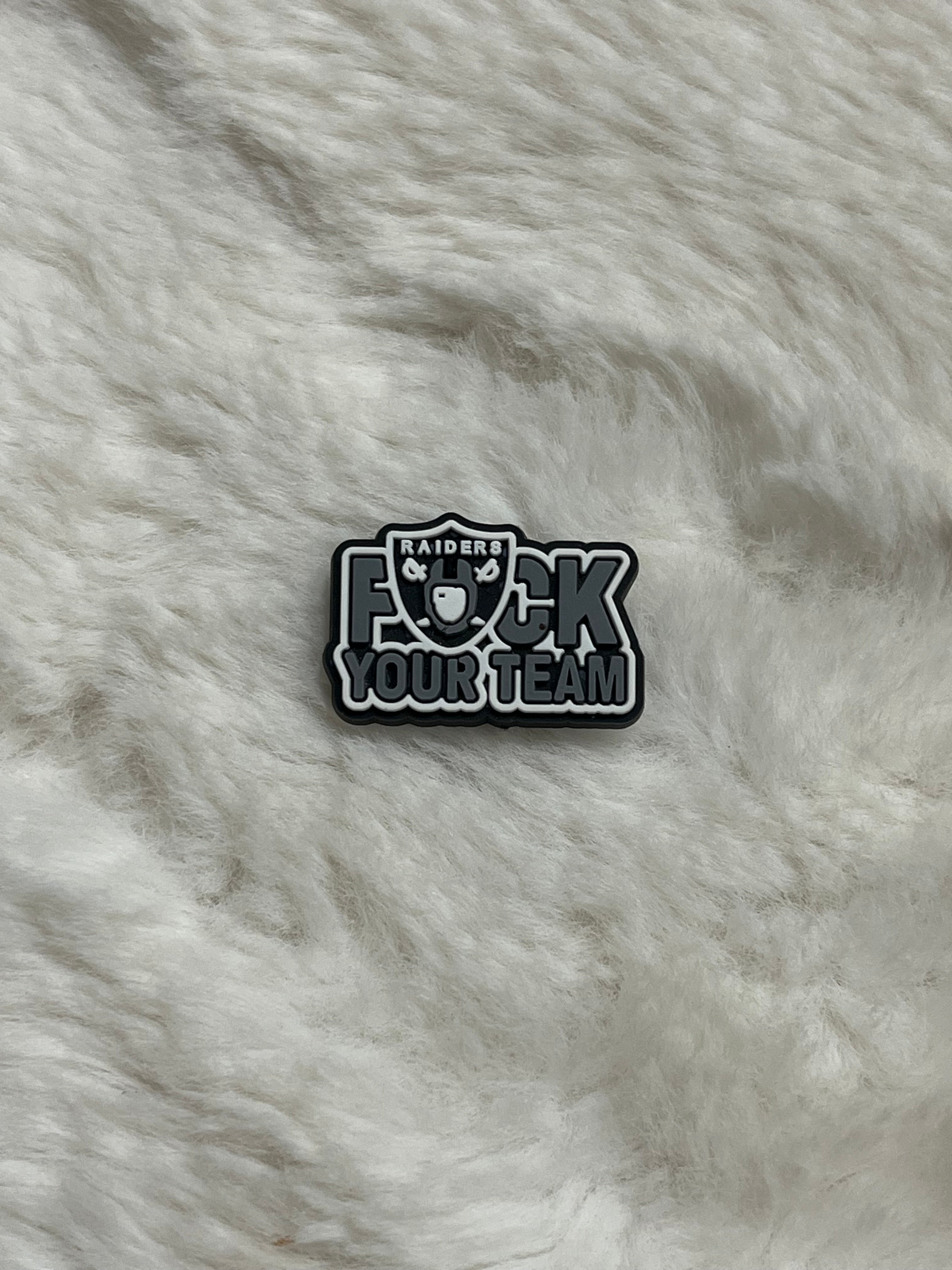 Las Vegas Raiders Croc Charms