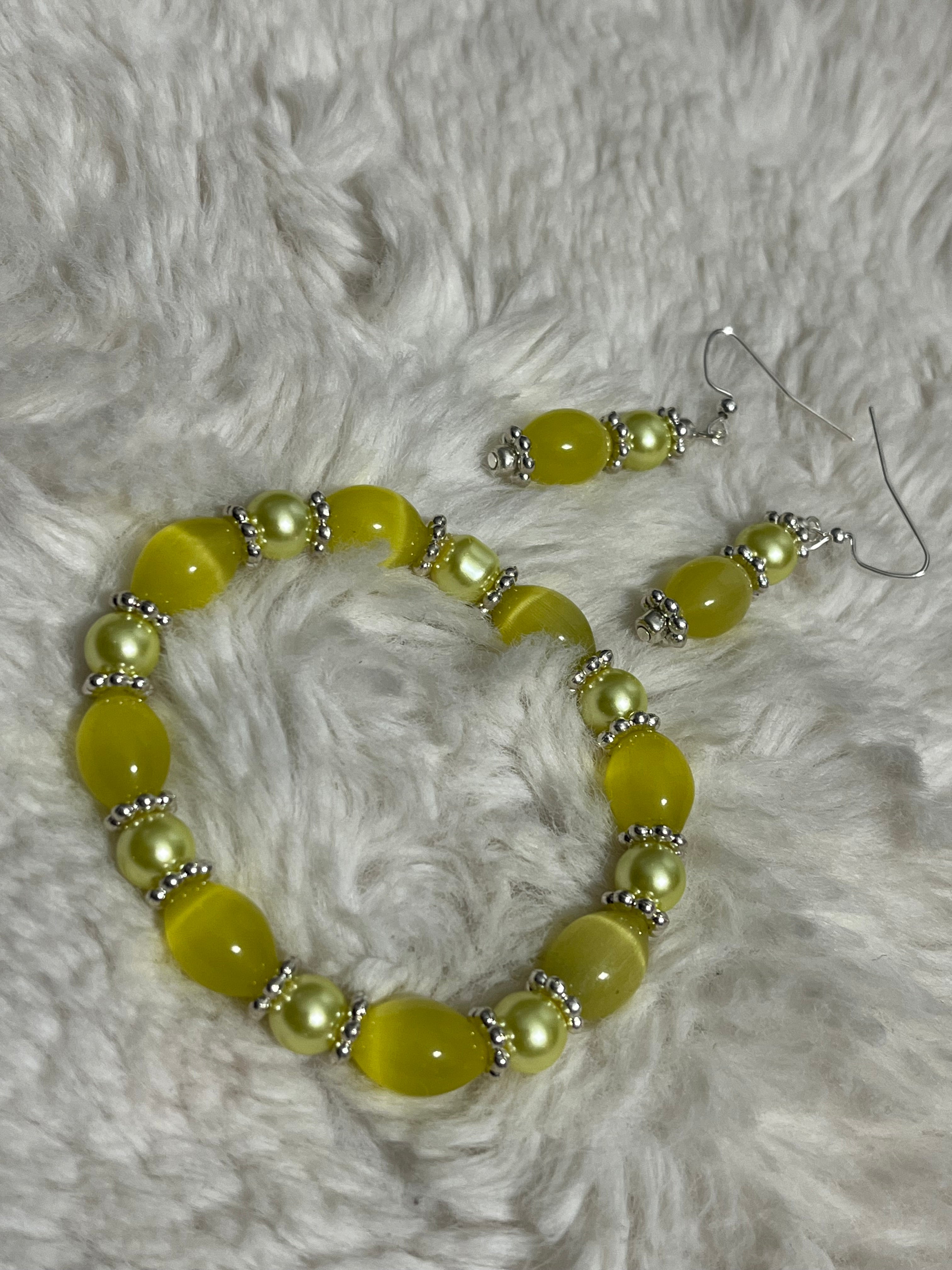 Citrine Glow Elegance Bracelet Set
