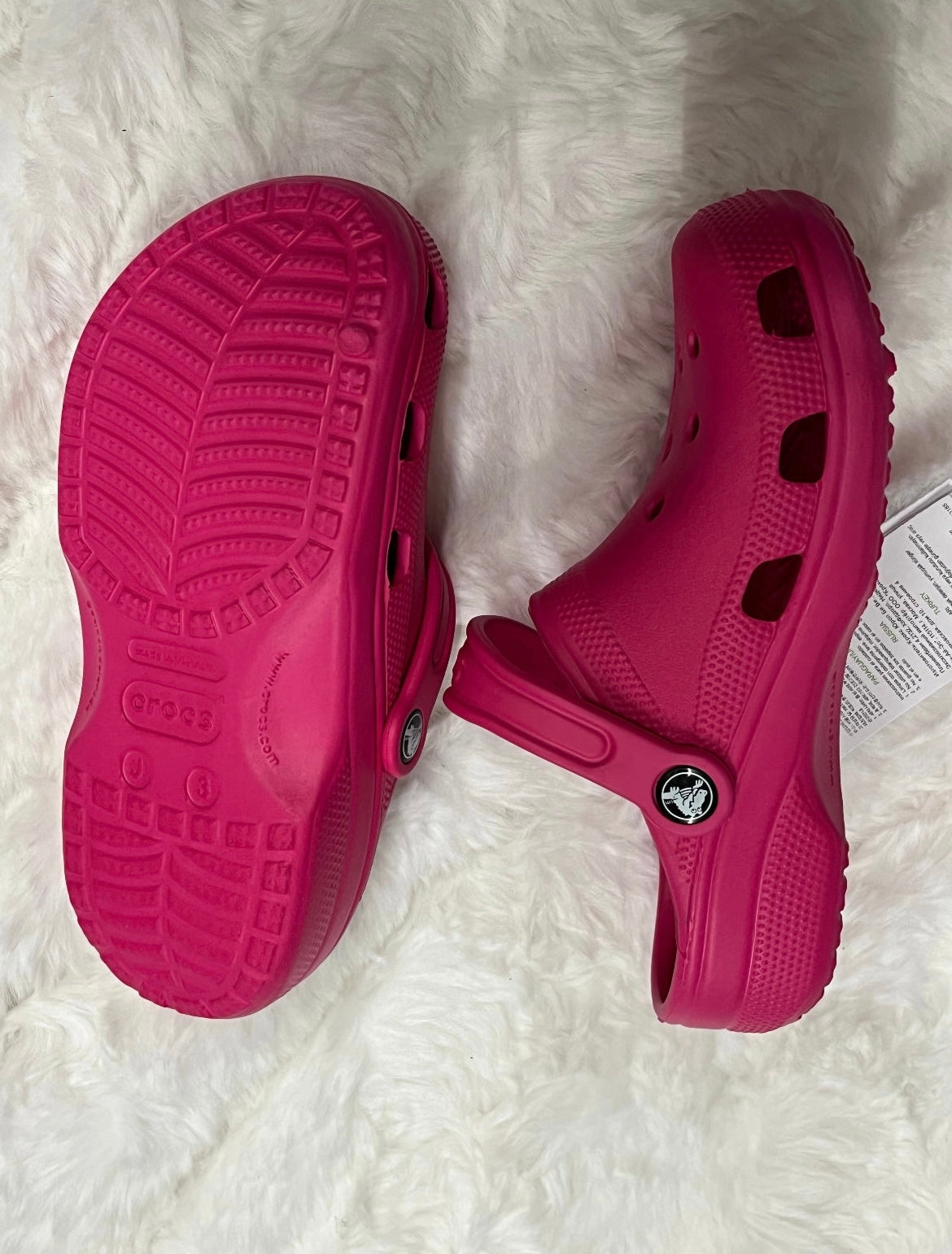 Dark Pink Crocs