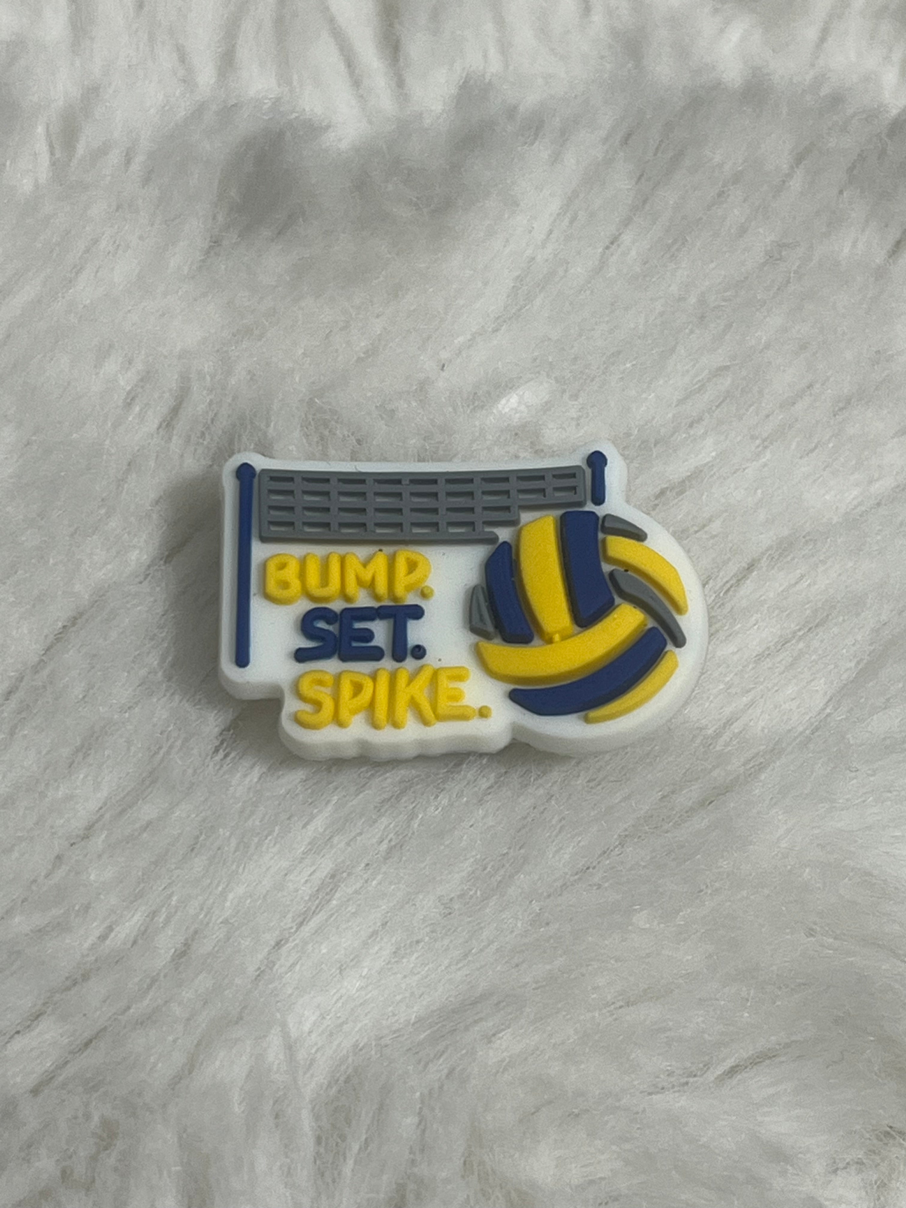 Beach Volleyball Shoe Charms