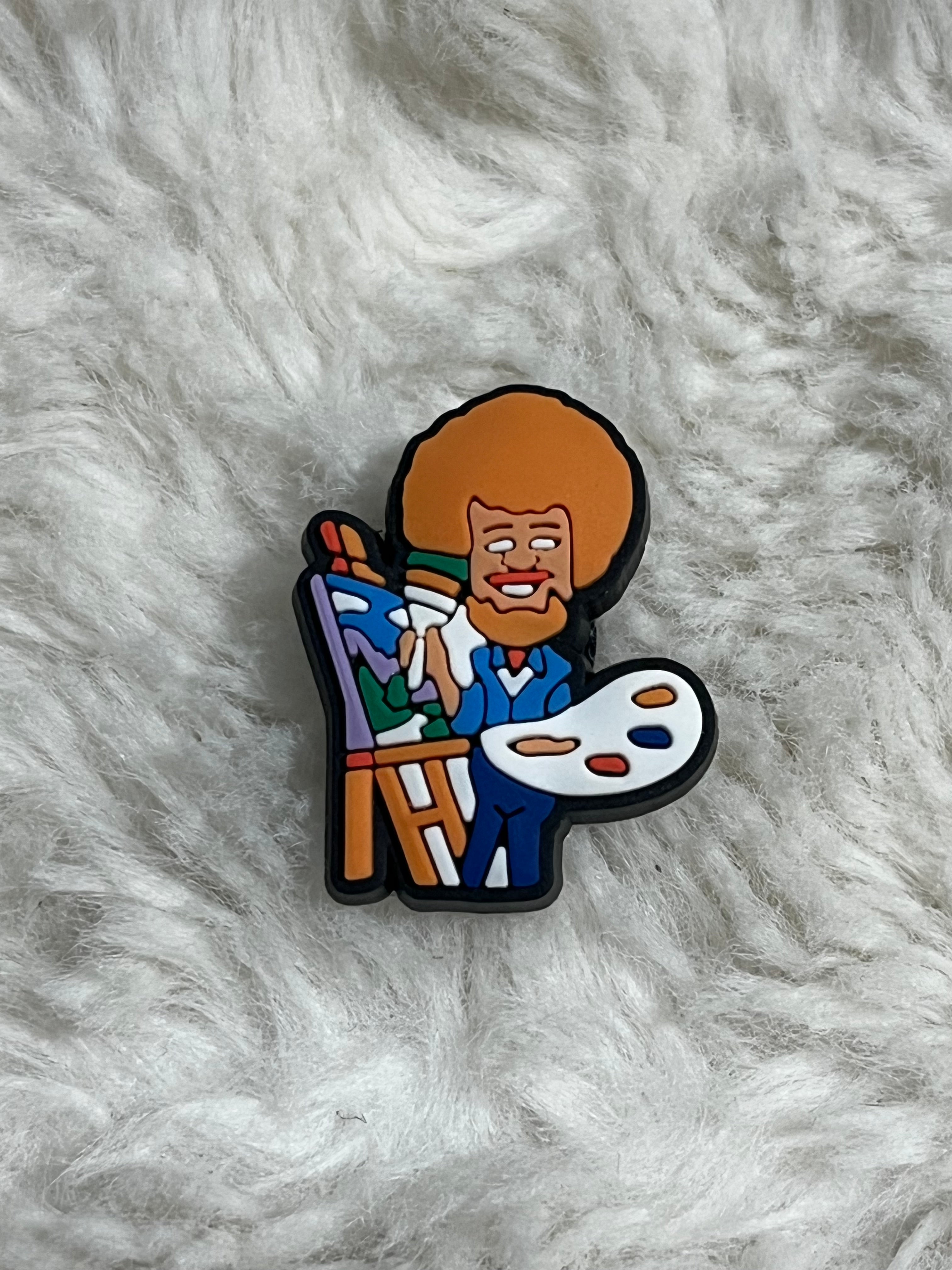 Bob Ross Shoe Charms