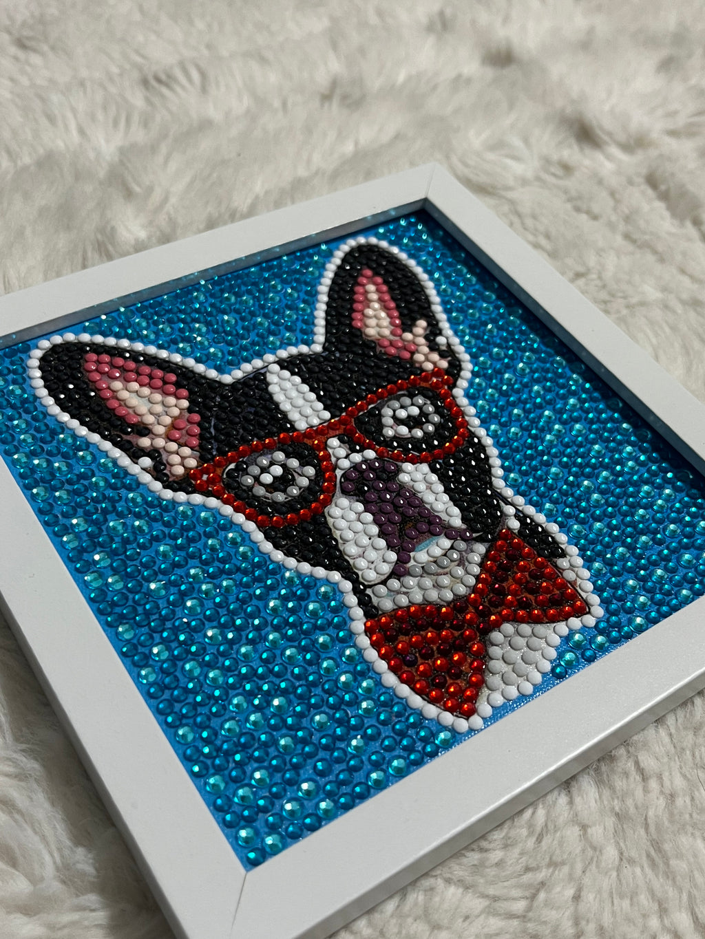 Boston Terrier Diamond Art Decor