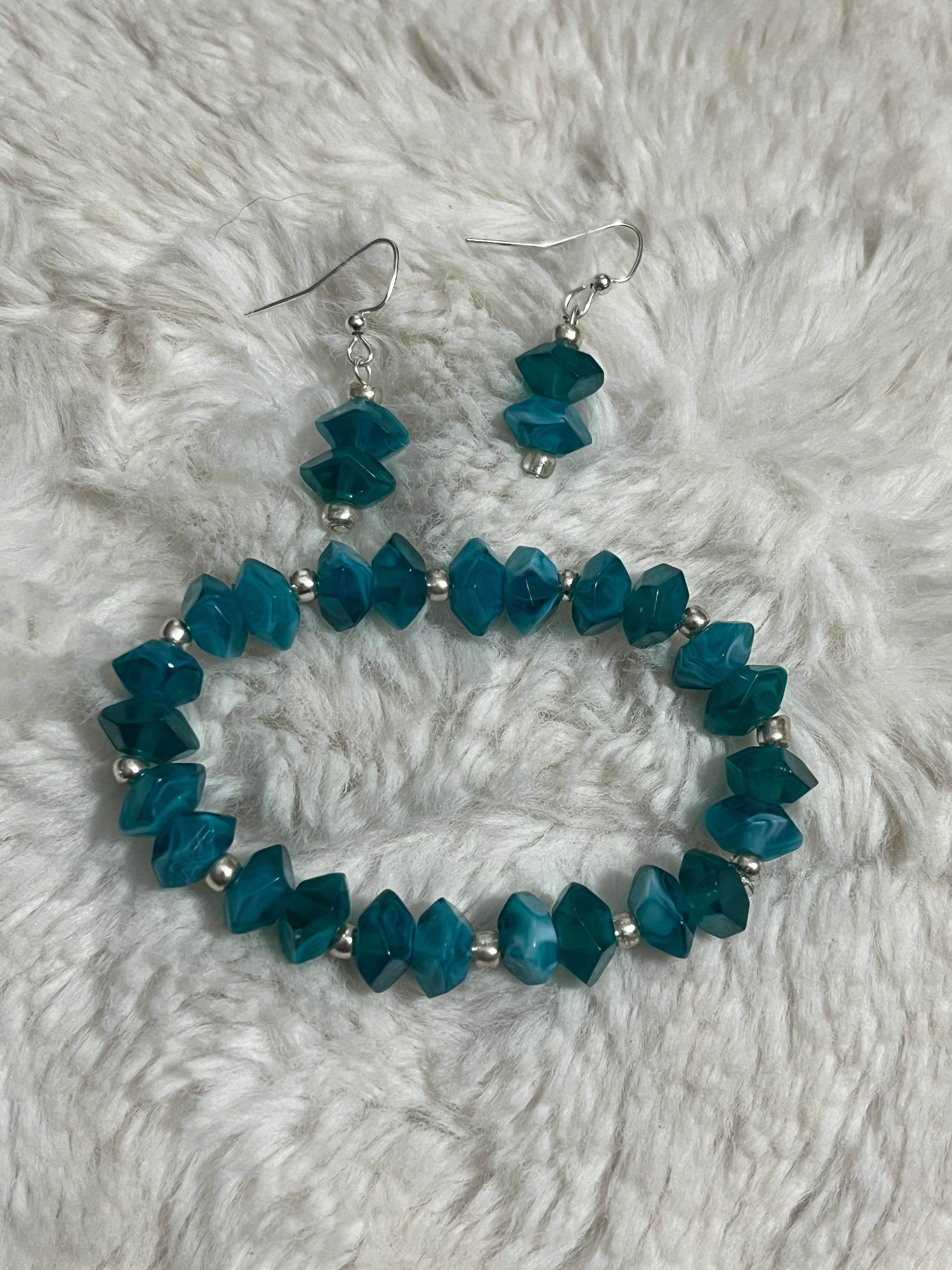Teal Tide Twist Bracelet Set