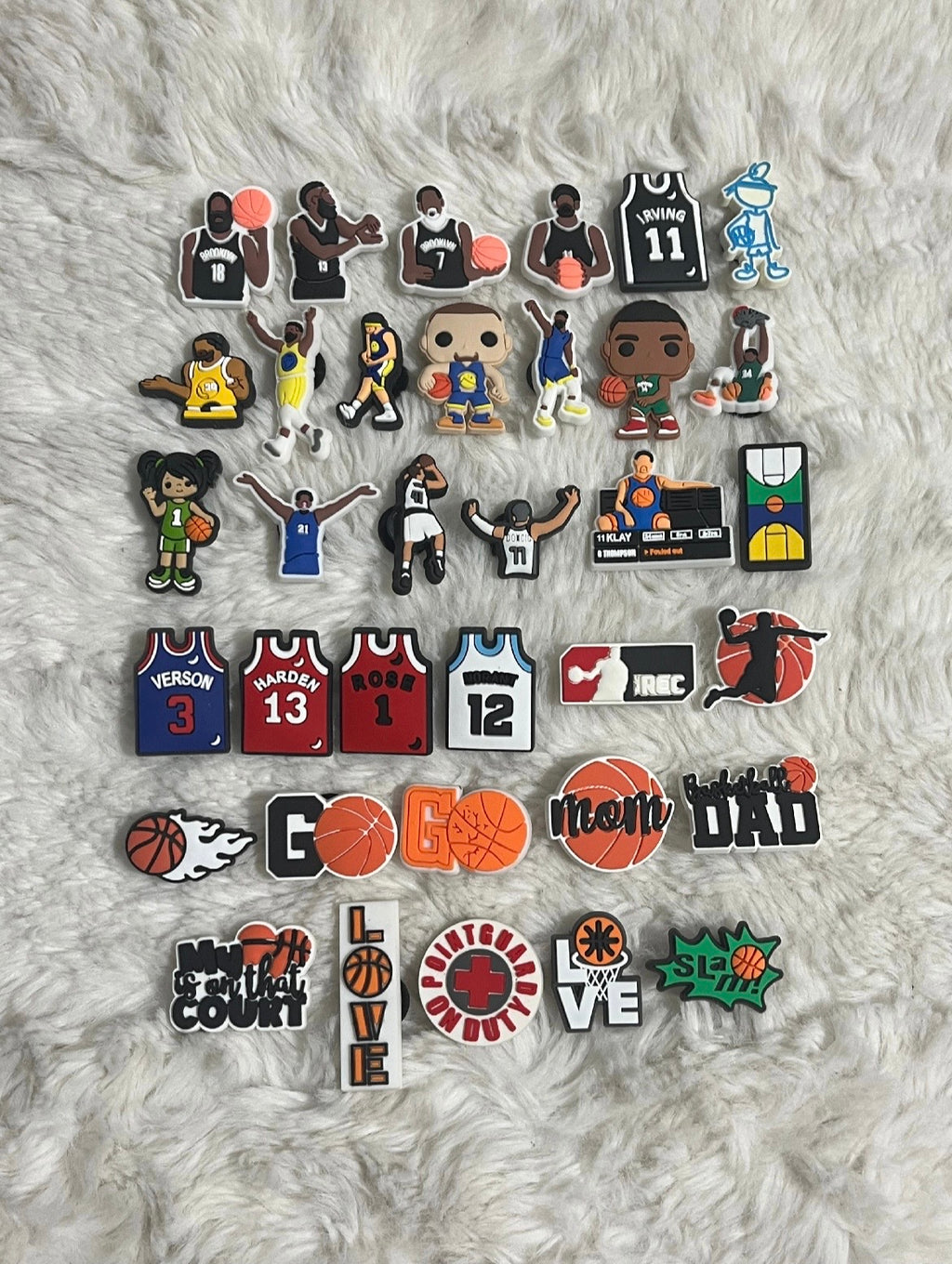 Basketball Shoe Charms