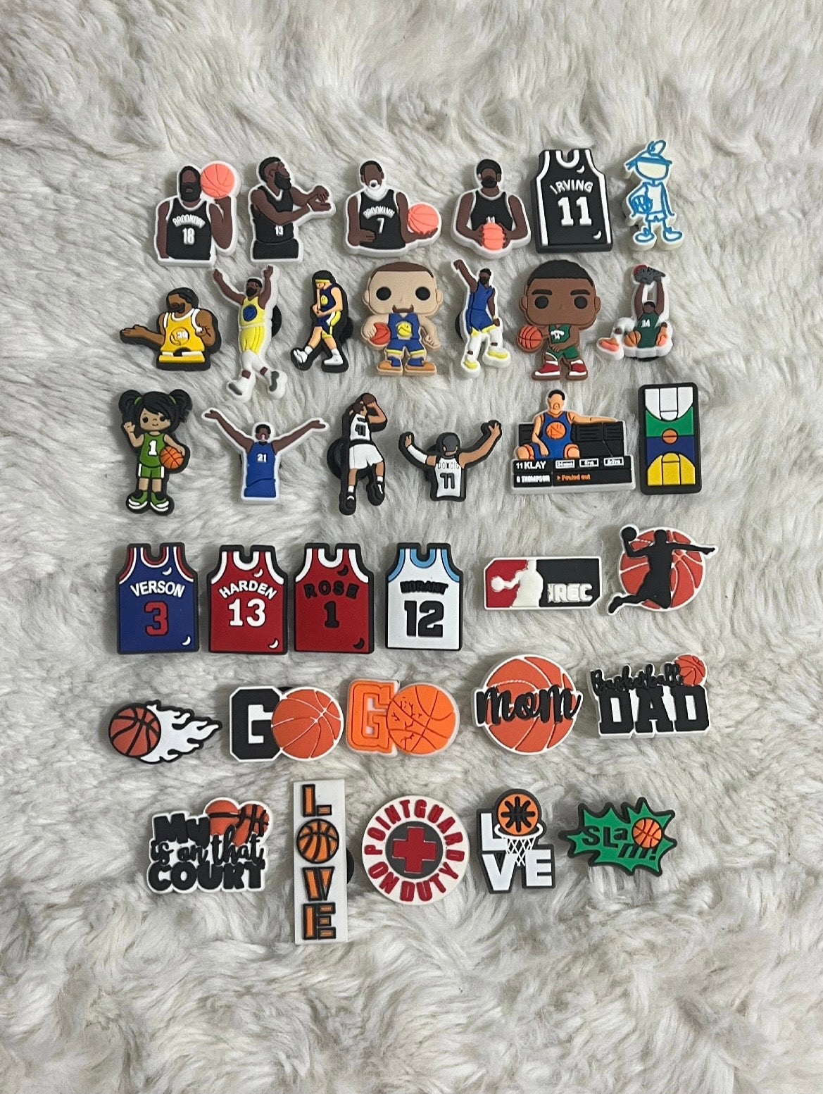 Basketball Shoe Charms