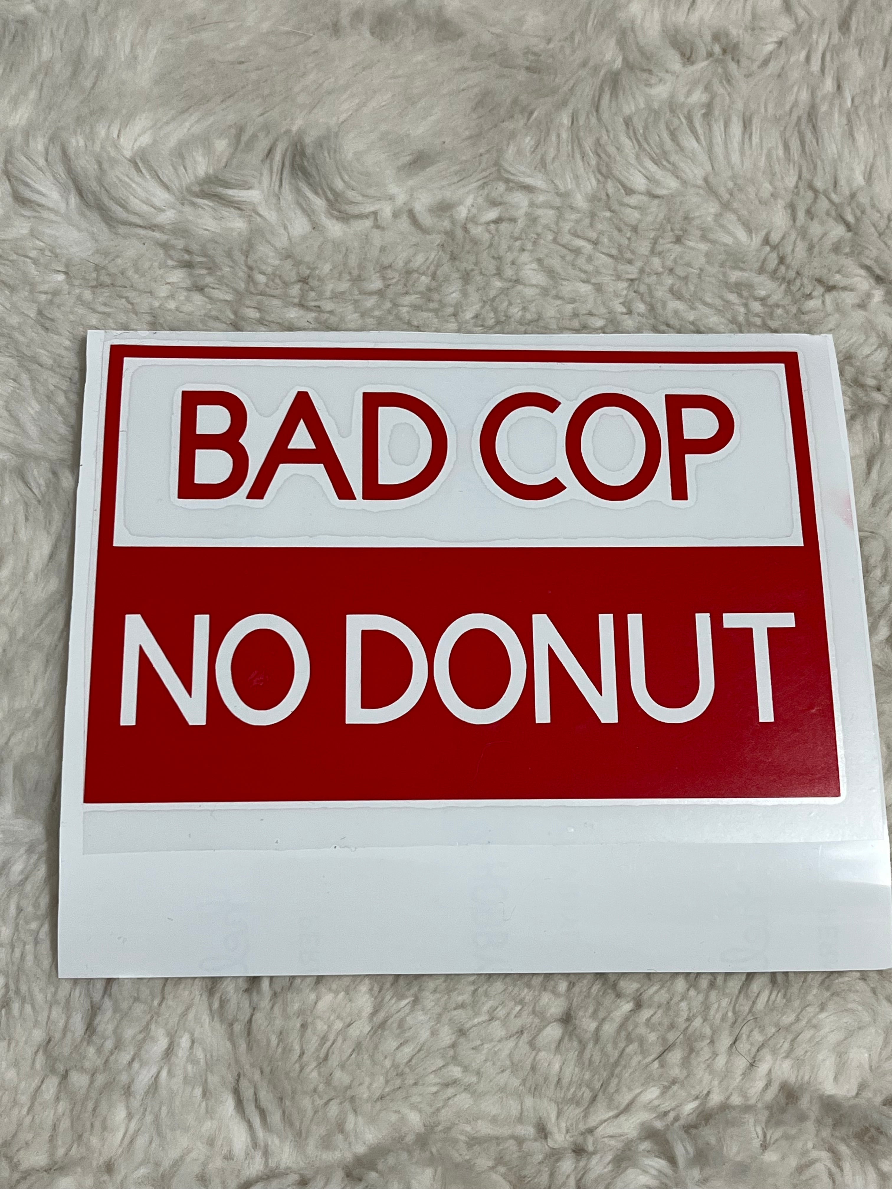 Bad Cop Car Decal