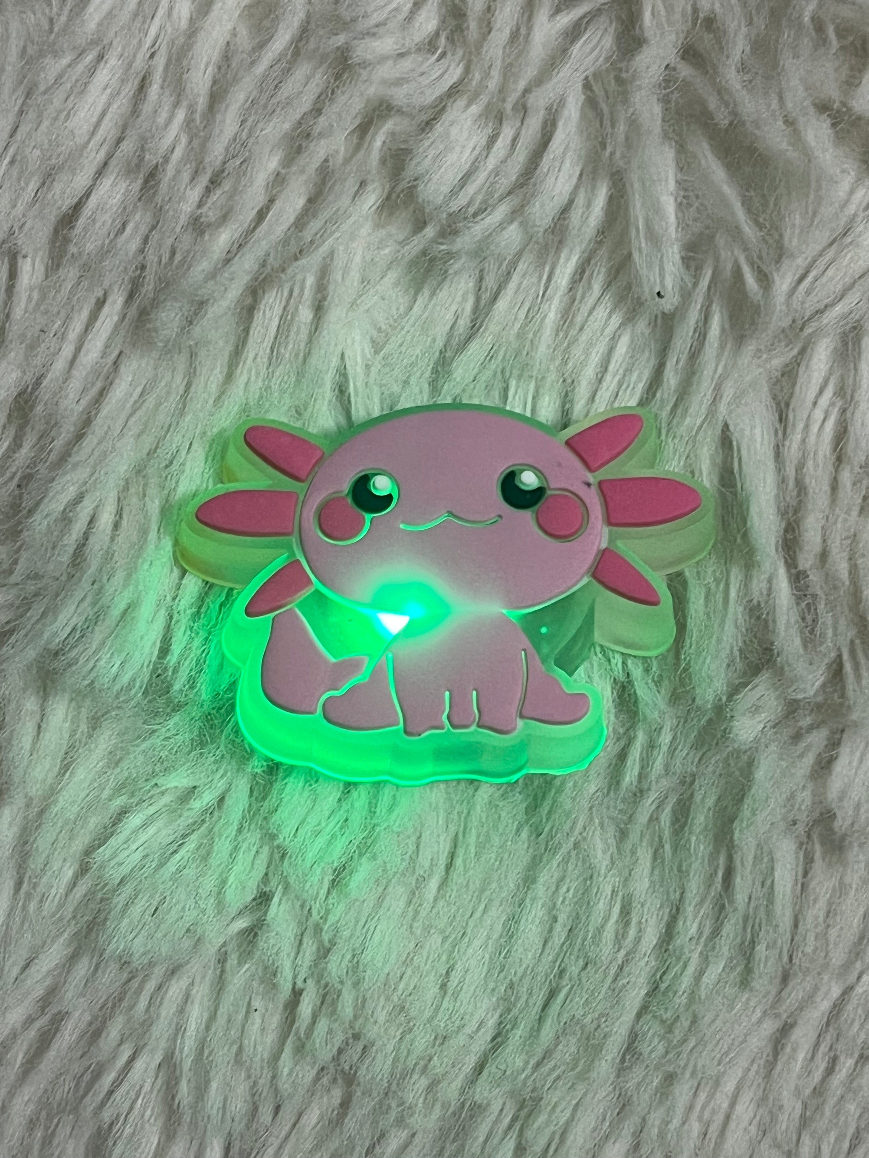 Axolotl Light Up Shoe Charm