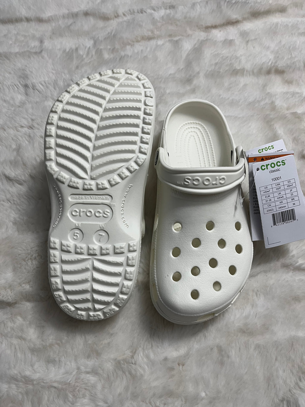 White Crocs