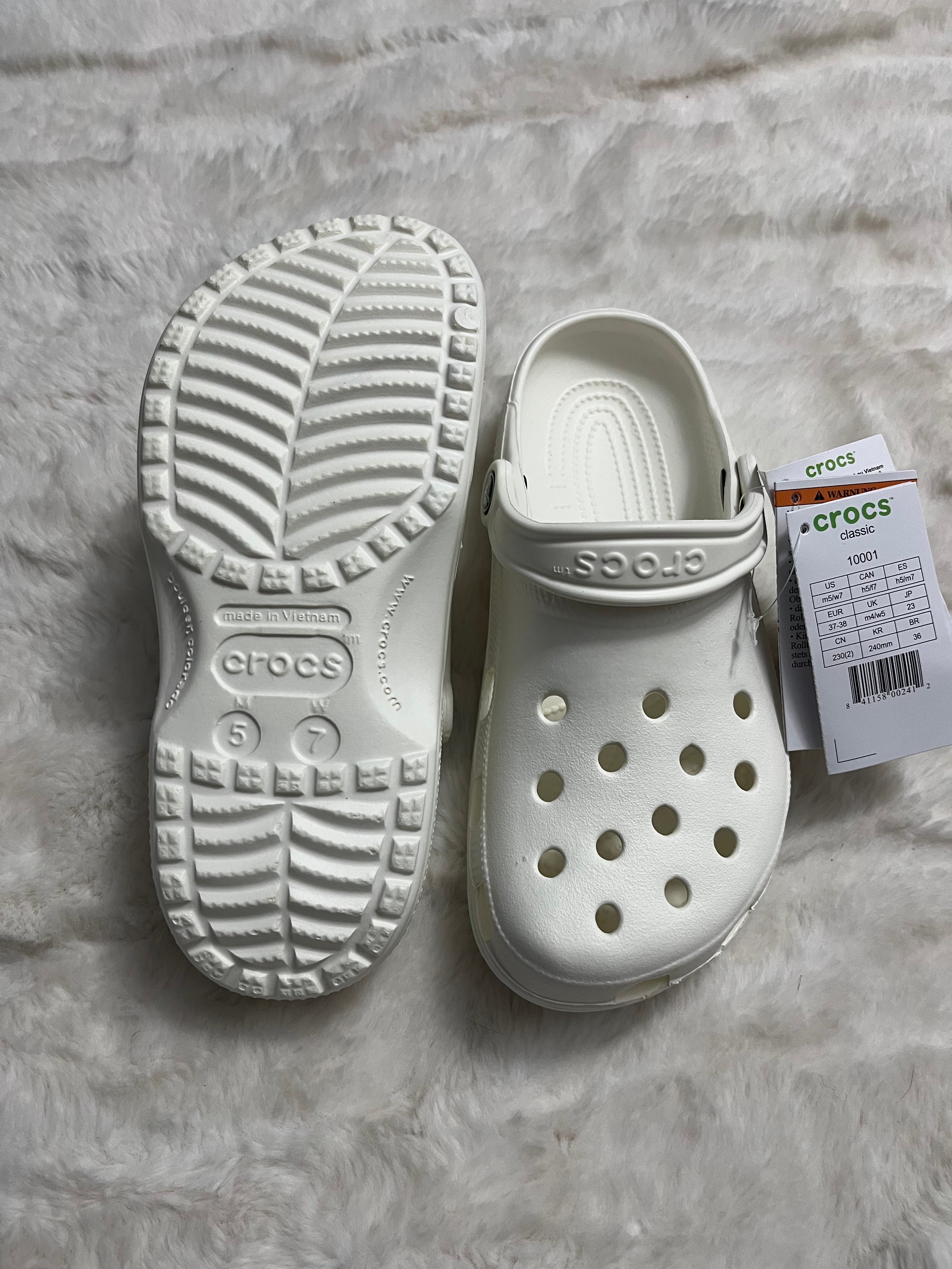 White Crocs