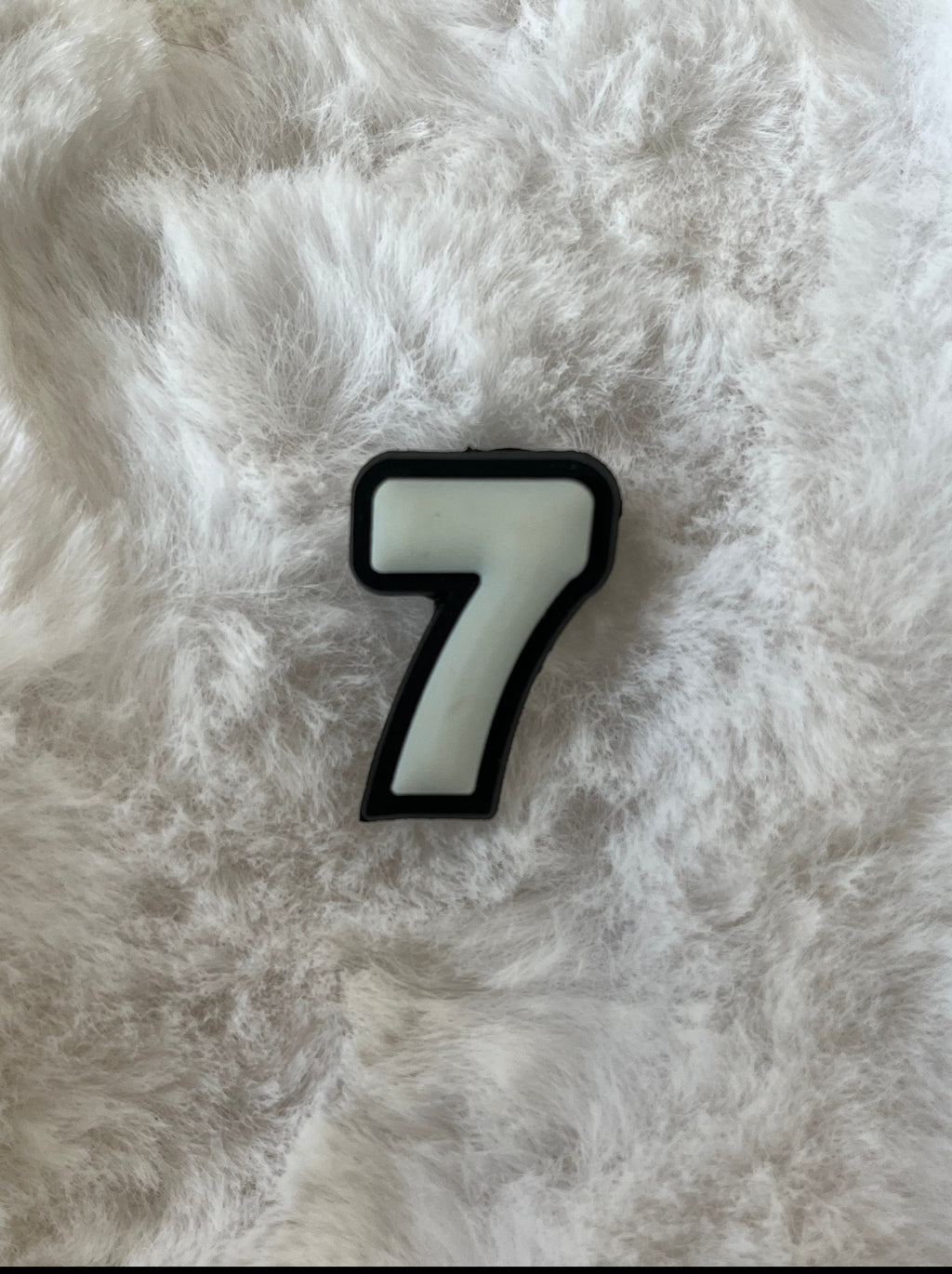 Glow in the Dark Number Croc Charms