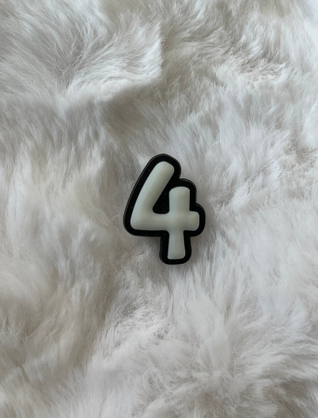 Glow in the Dark Number Croc Charms