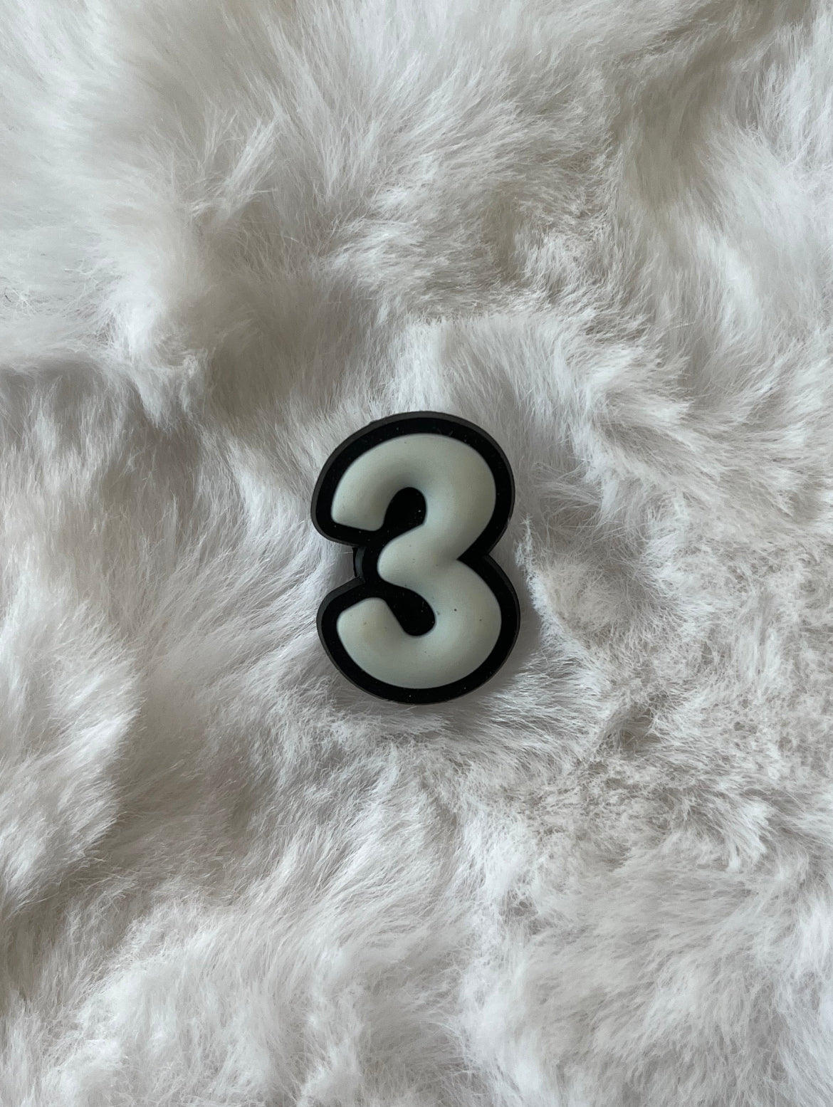 Glow in the Dark Number Croc Charms