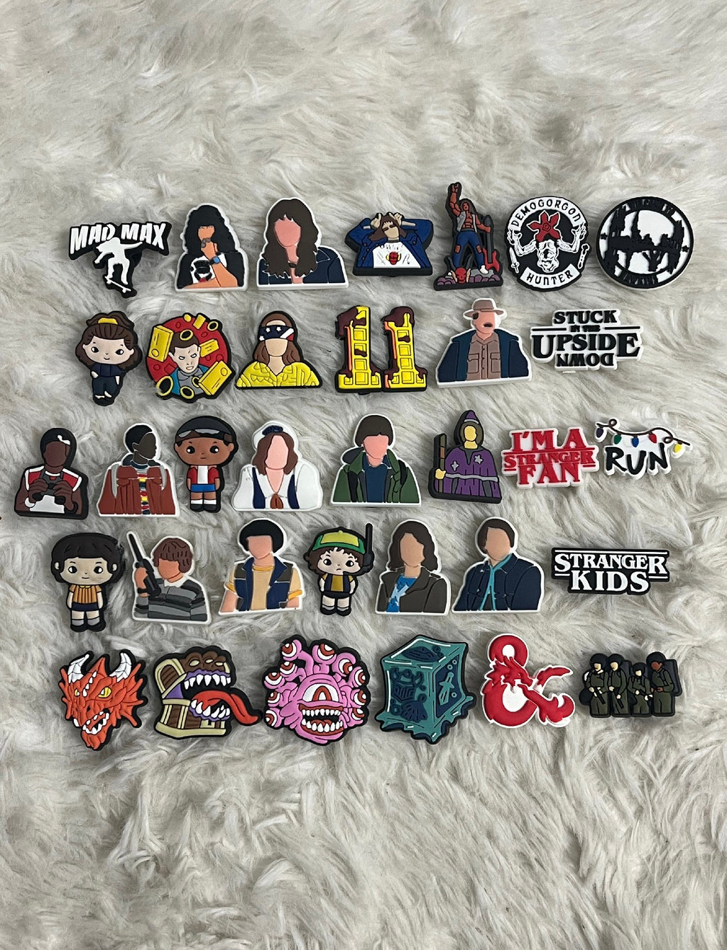 Stranger Things Shoe Charms