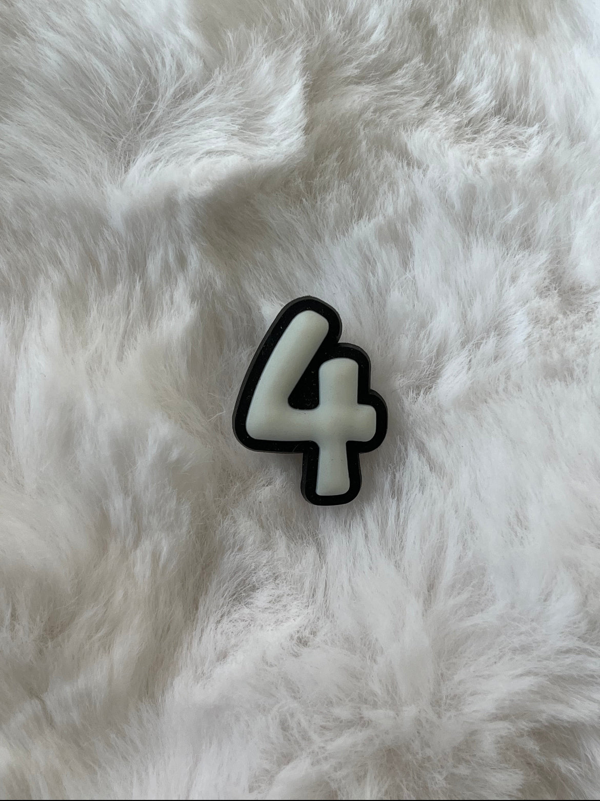 Glow in the Dark Number Croc Charms