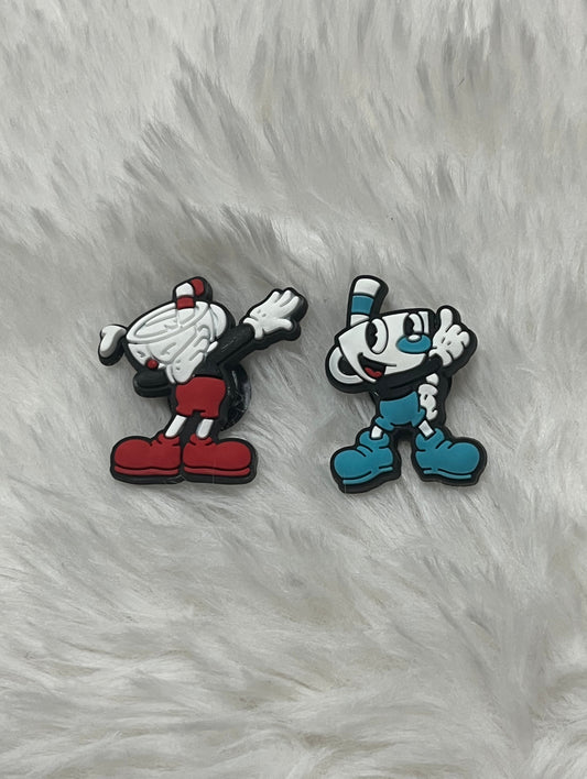 Cuphead Shoe Charms