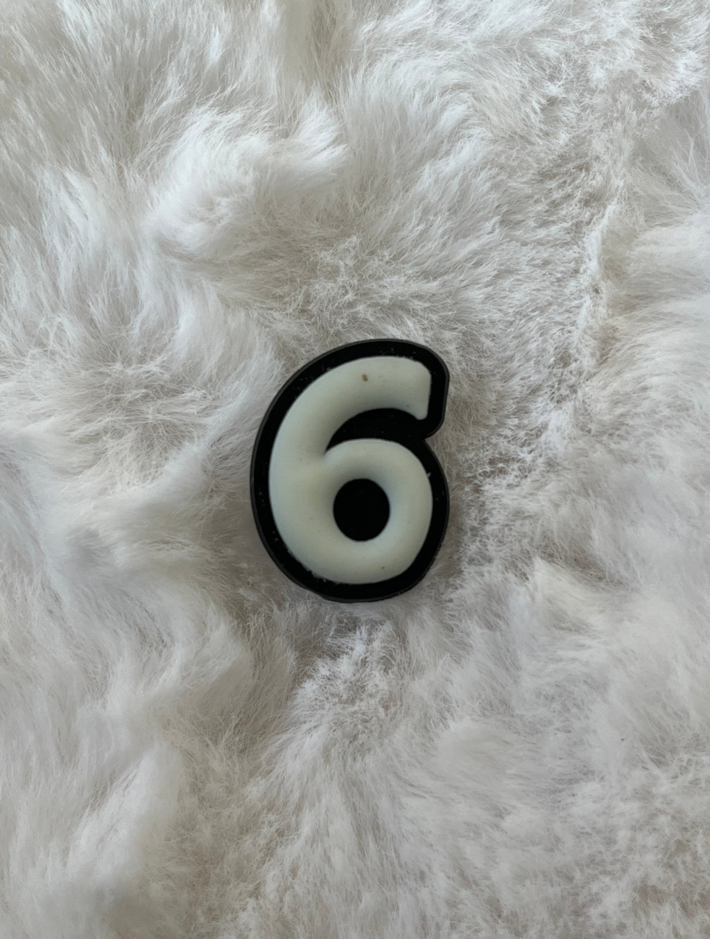 Glow in the Dark Number Croc Charms