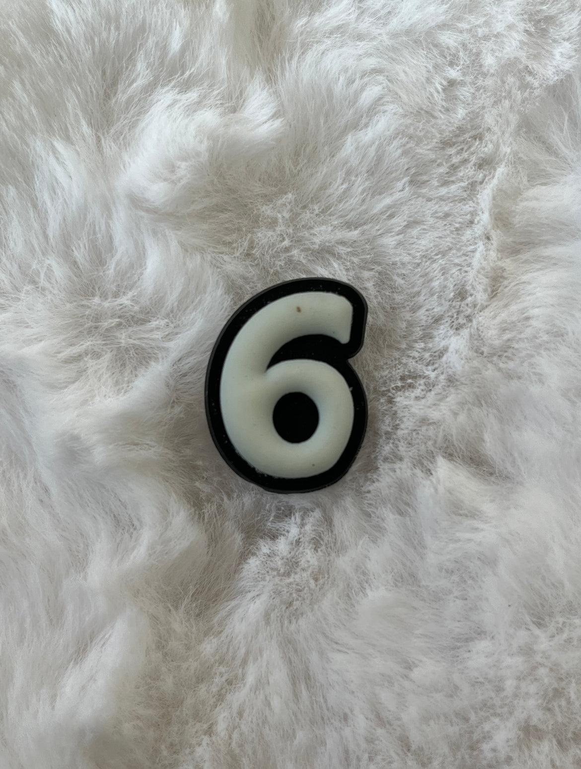 Glow in the Dark Number Croc Charms