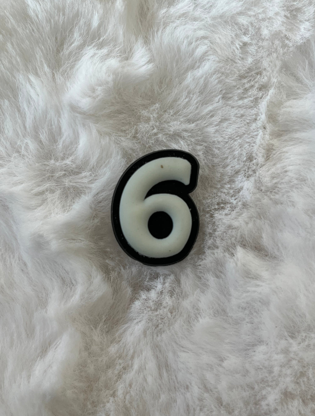 Glow in the Dark Number Croc Charms