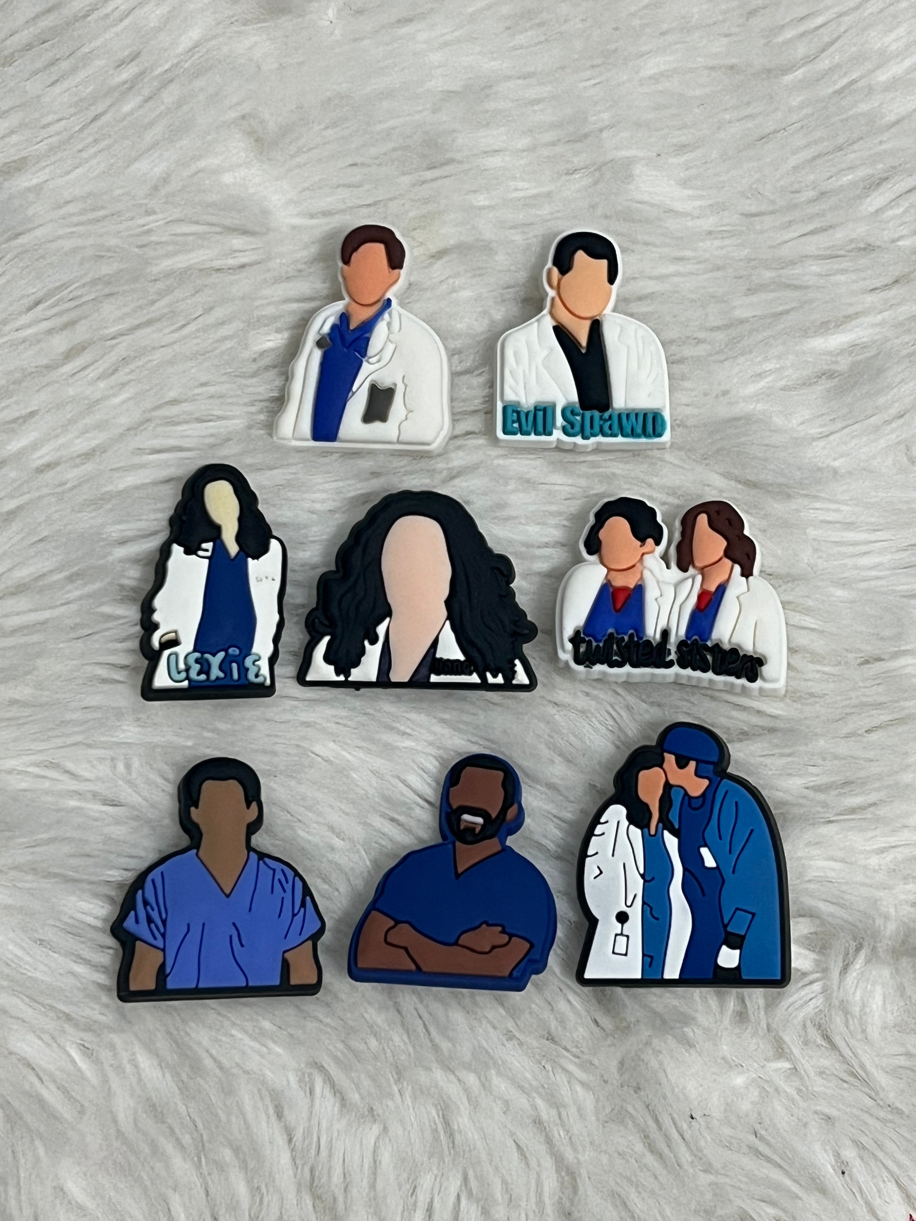 Greys Anatomy Shoe Charms