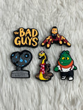 Bad Guys Shoe Charms