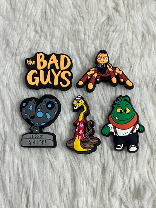 Bad Guys Shoe Charms