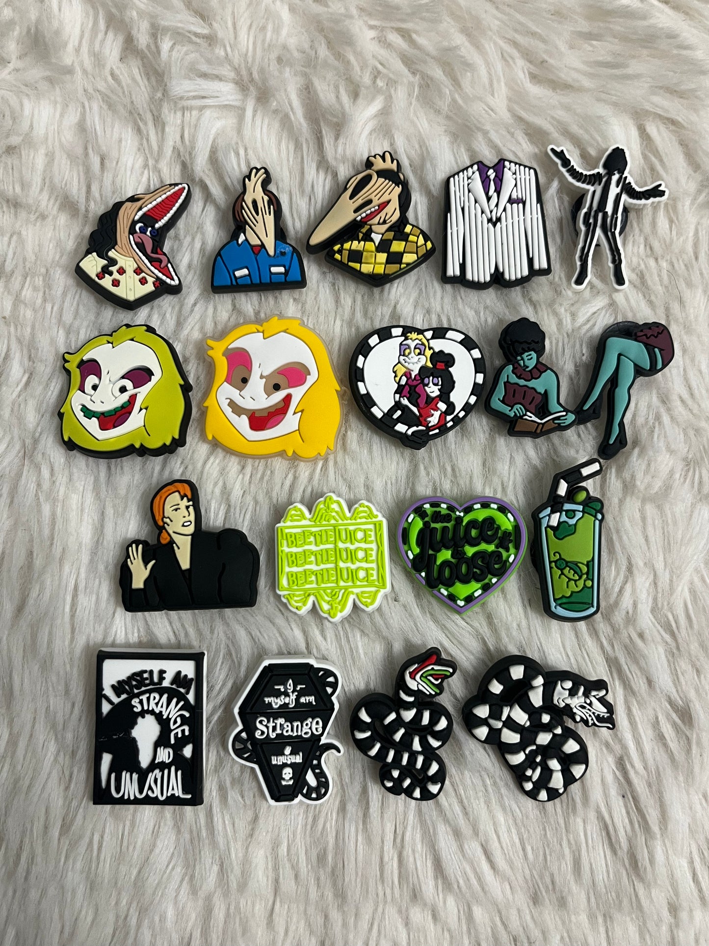 Beetlejuice Shoe Charms