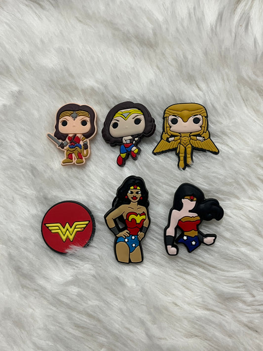 Wonder Womam Shoe Charms