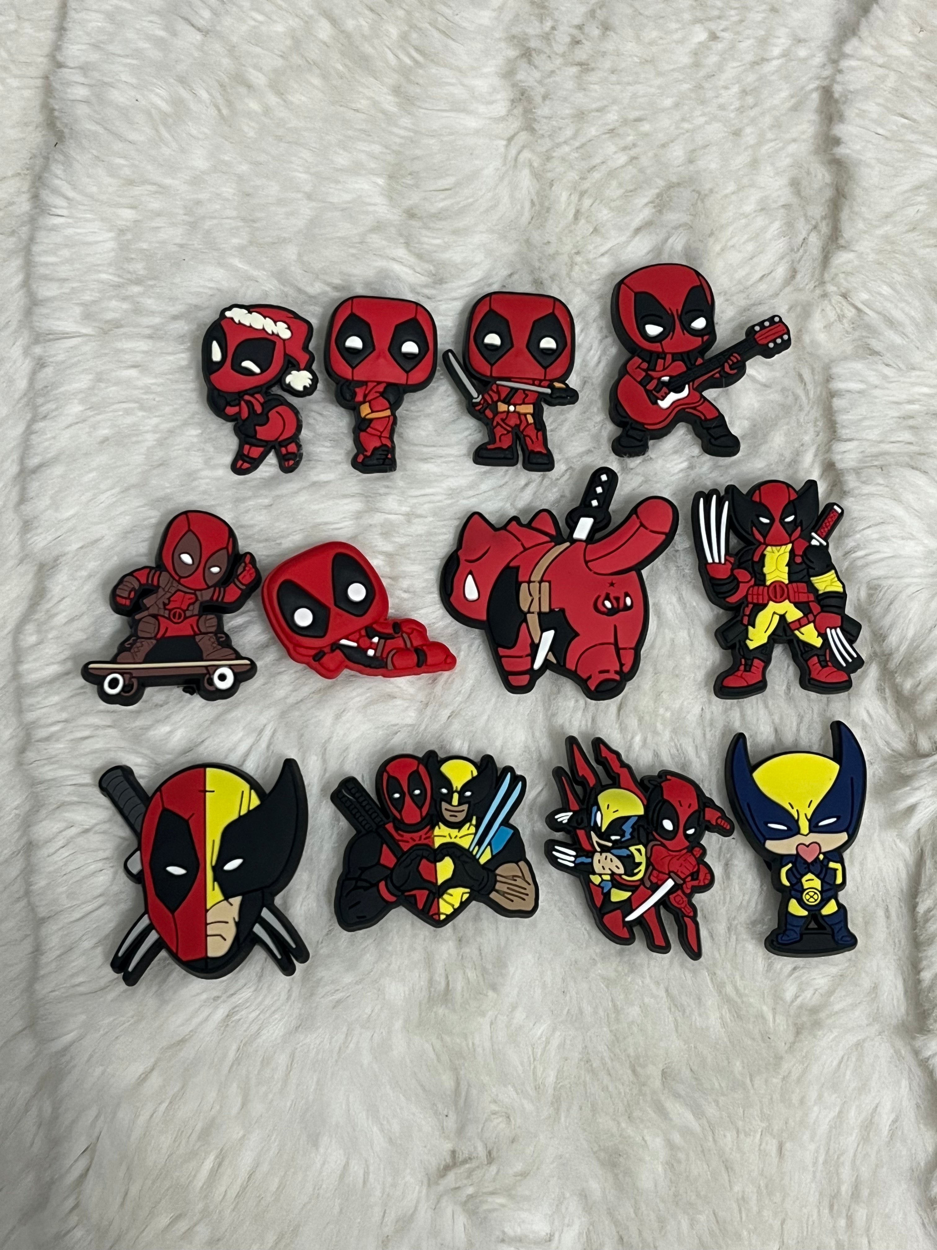 Deadpool and Wolverine Shoe Charms