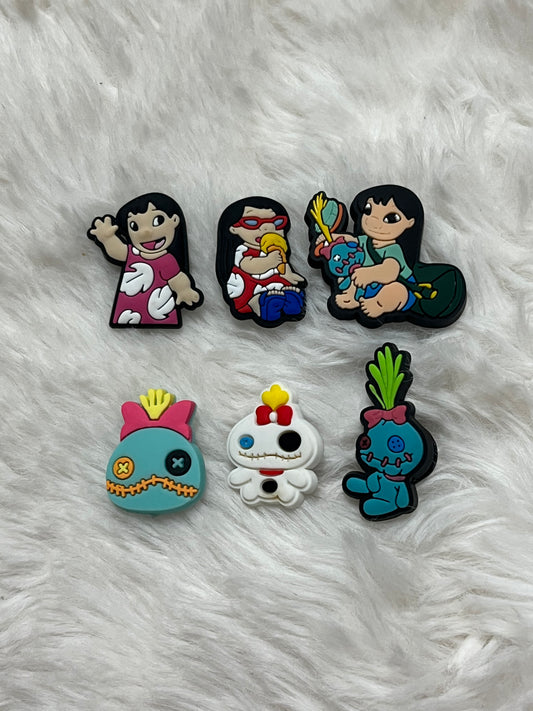 Lilo and Stitch (Lilo and Scrump) Shoe Charms