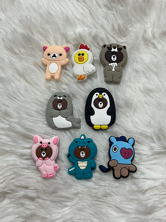 Line and Friends Croc Charms