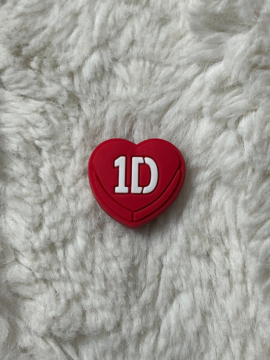 One Direction Shoe Charm