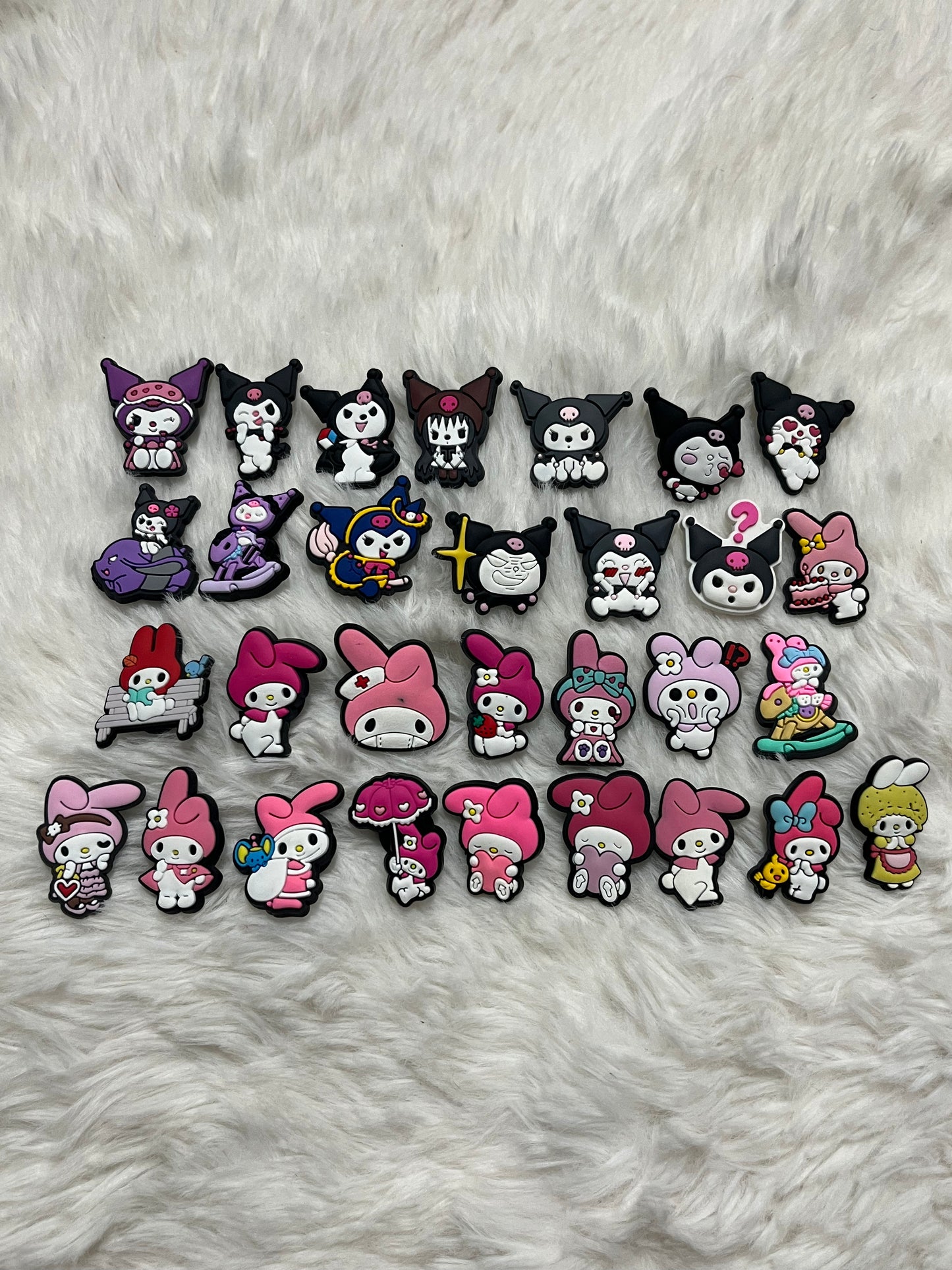 My Melody & Kuromi Croc Charms
