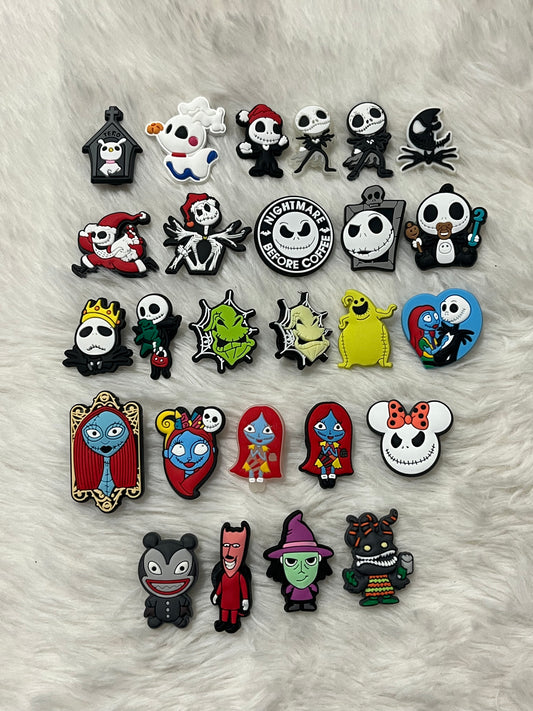 Nightmare Before Christmas Shoe Charms