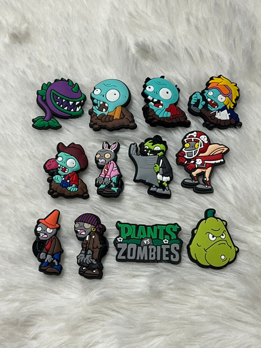 Plants vs. Zombies Croc Charms