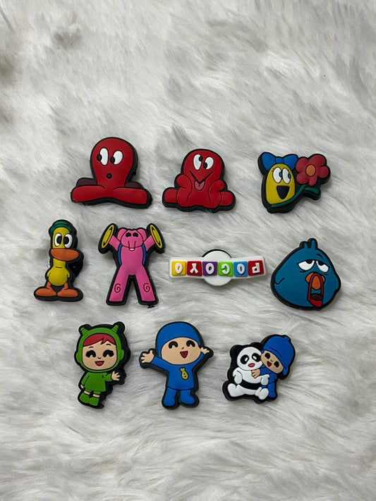 Pocoyo Croc Charms
