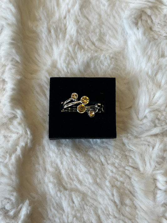 Golden Orbit Ring