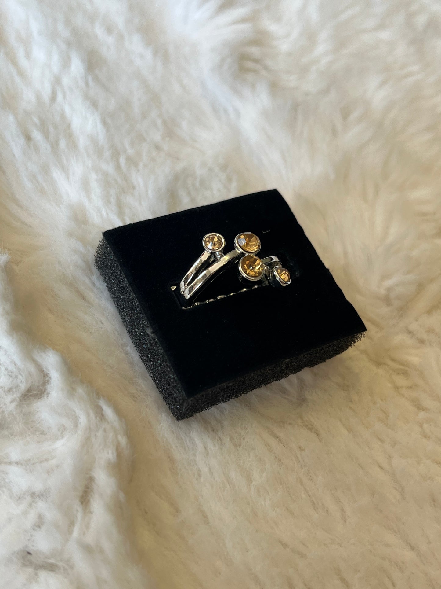 Golden Orbit Ring