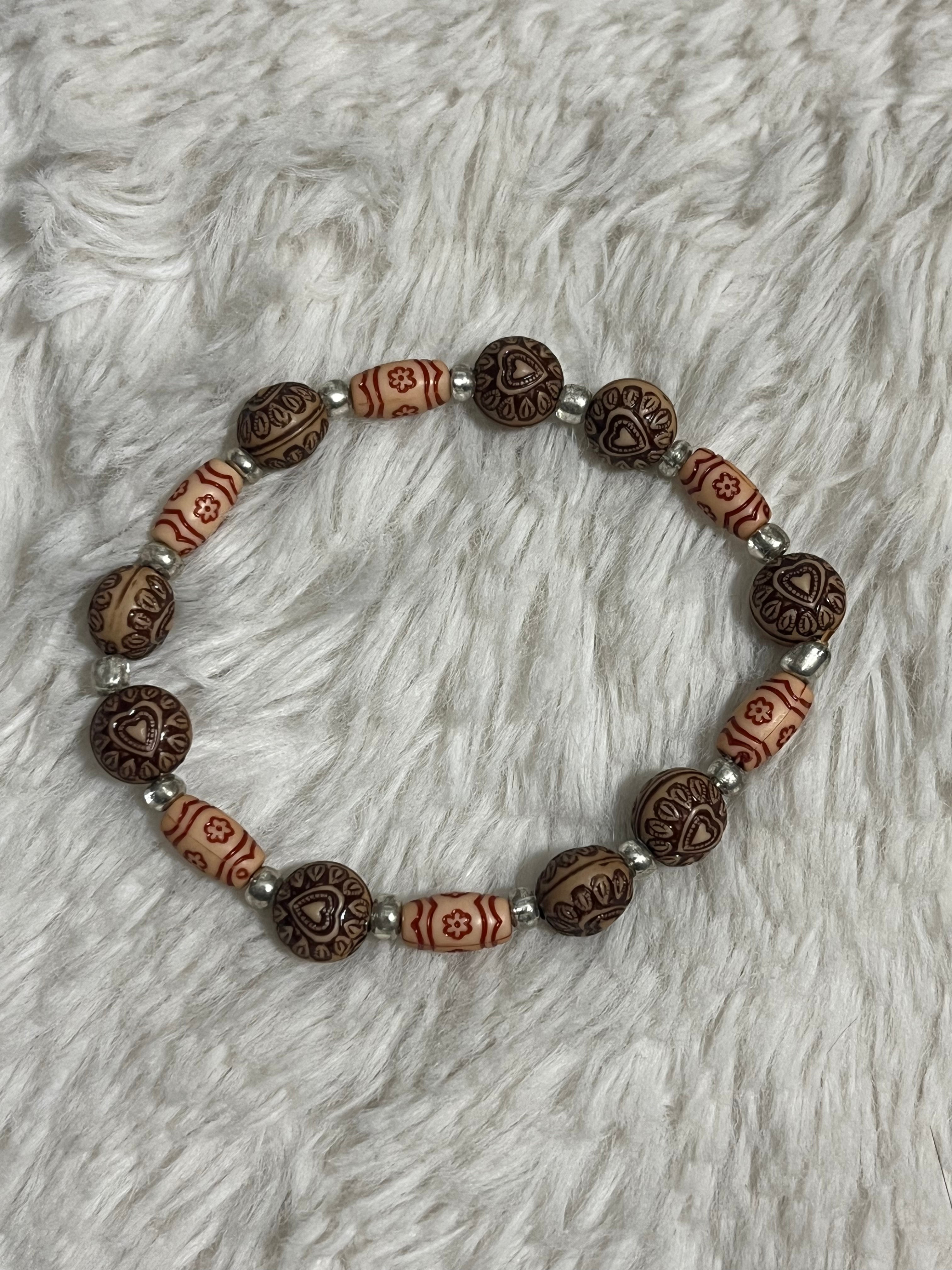 Cocoa Heart Bloom Bracelet