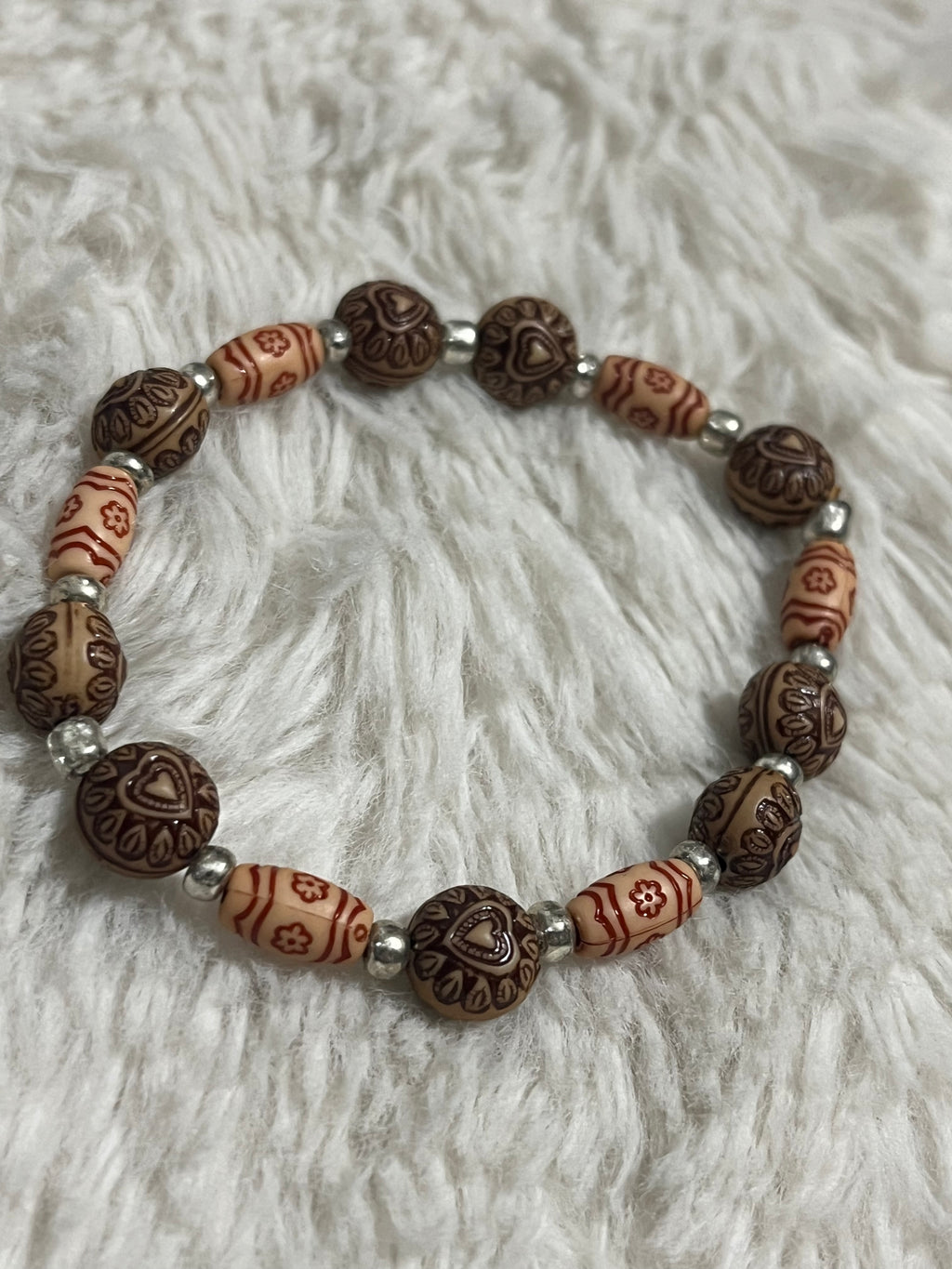Cocoa Heart Bloom Bracelet