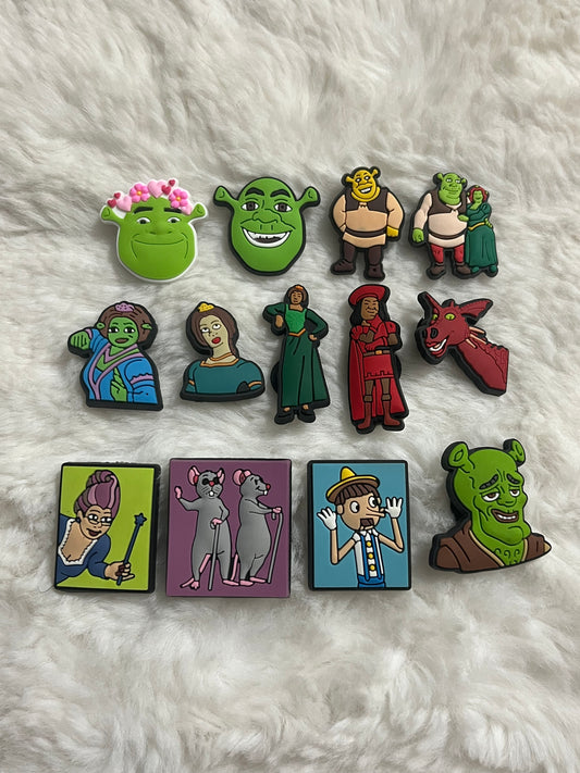 Shrek Shoe Charms