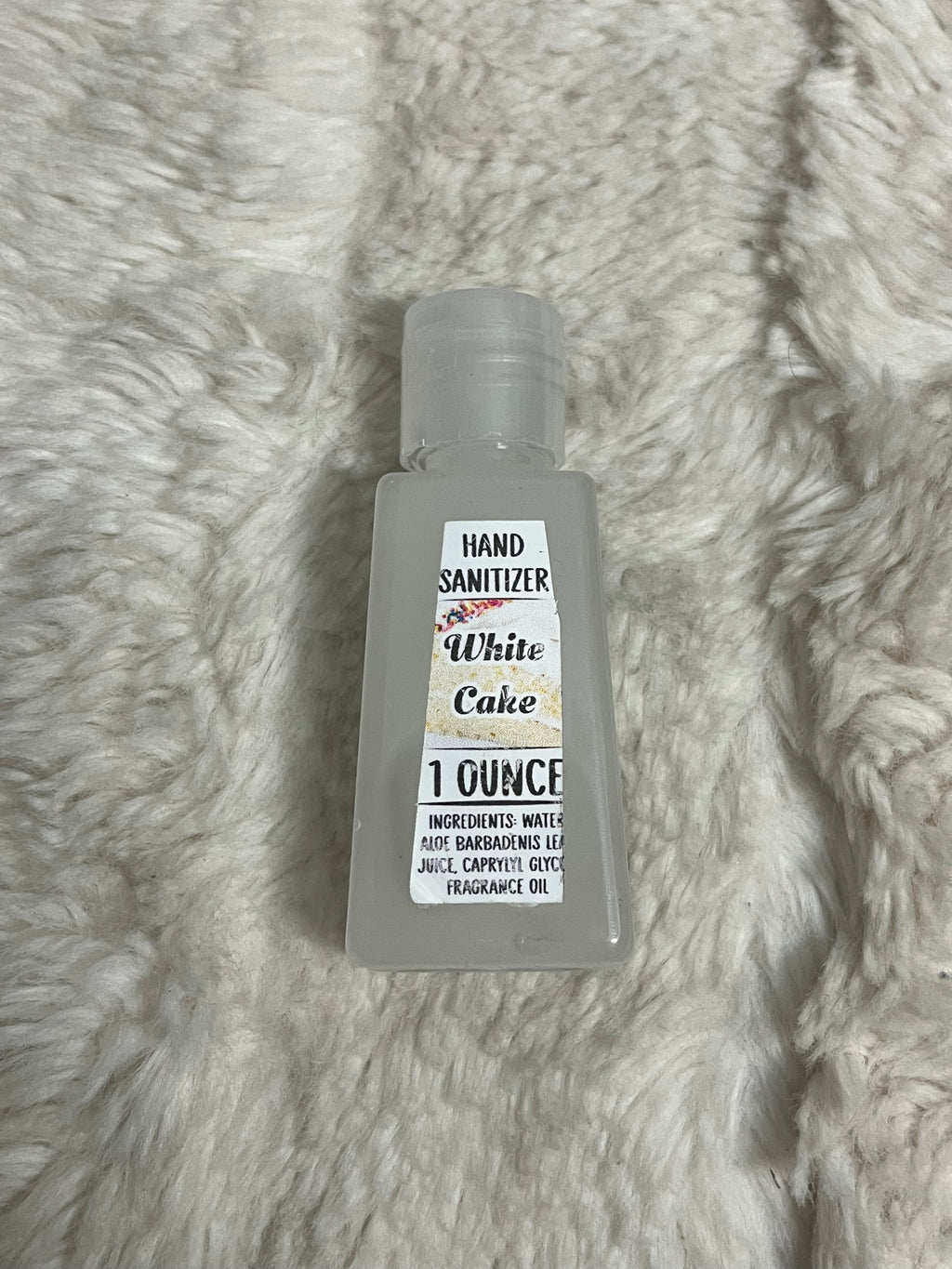 White Cake Hand Sanitizer