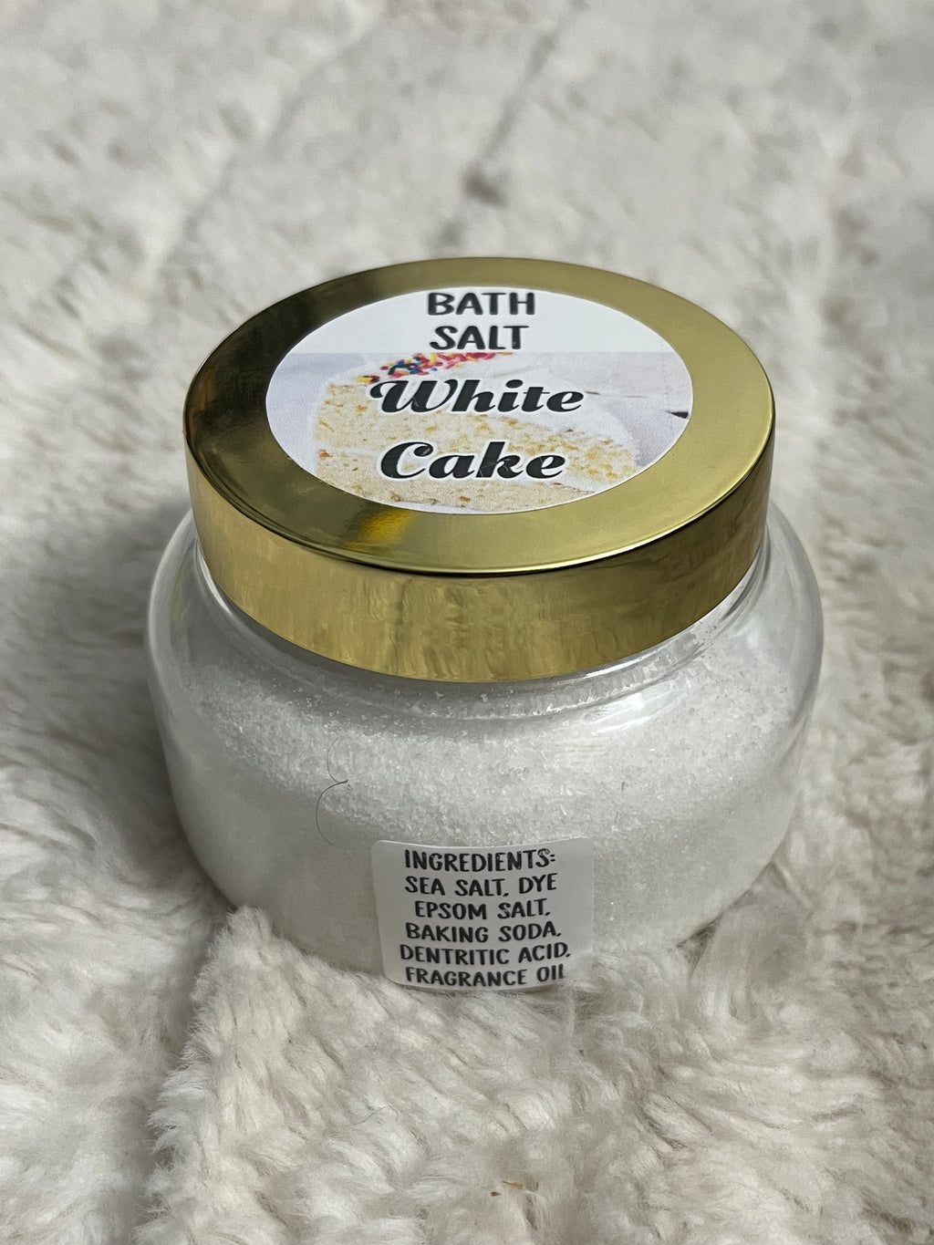 White Cake Bath Salt