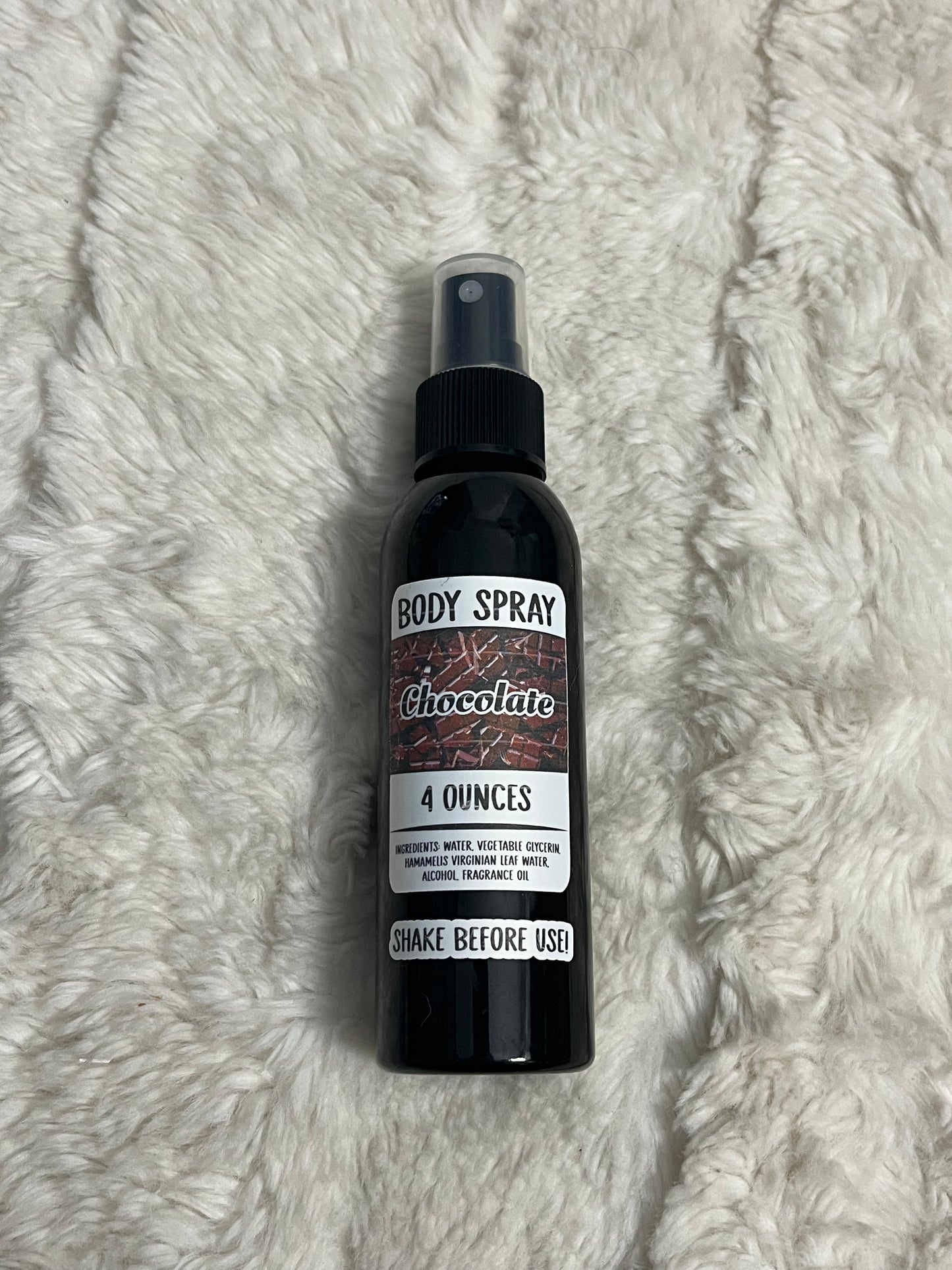 Chocolate Body Spray